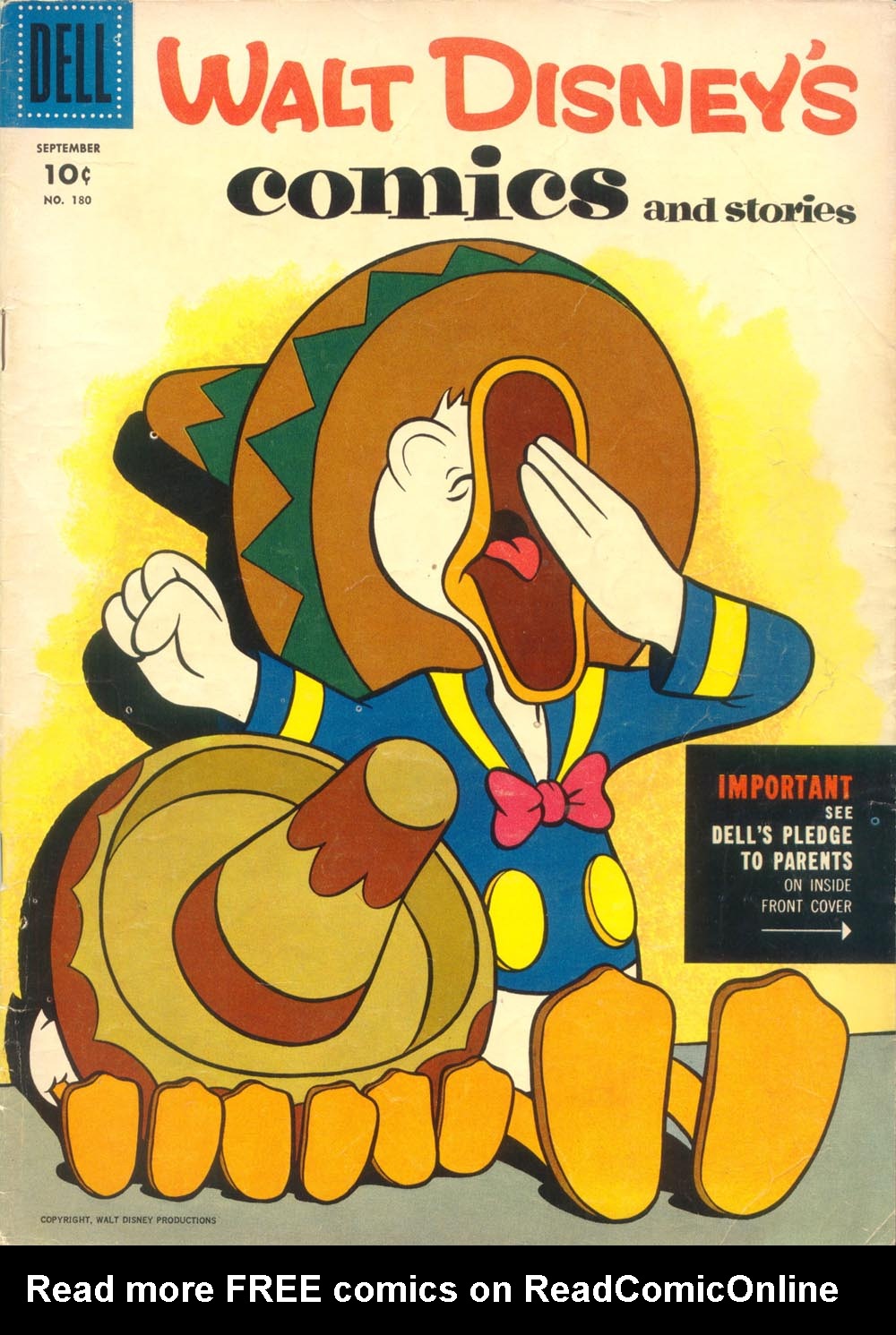 Read online Walt Disney's Comics and Stories comic -  Issue #180 - 1