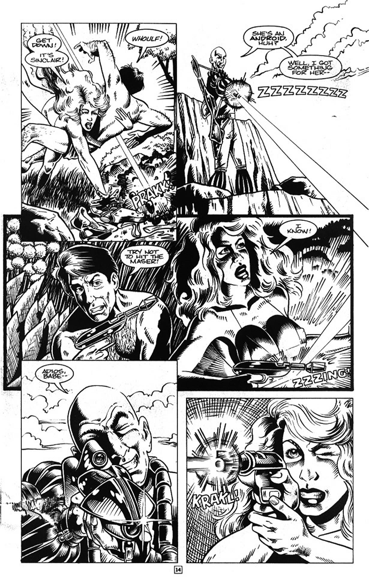 Read online Galaxina comic -  Issue #1 - 16