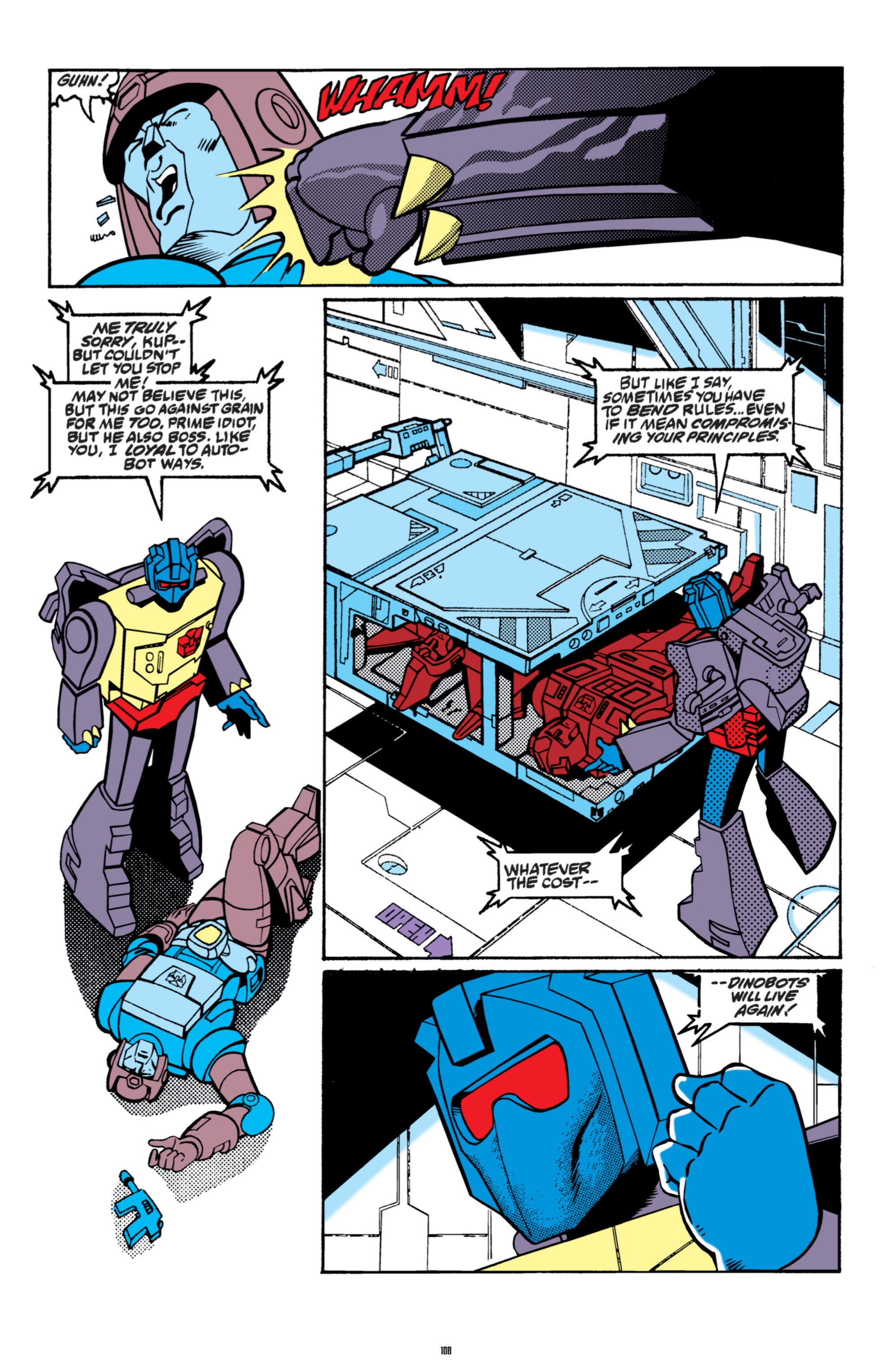 Read online The Transformers Classics comic -  Issue # TPB 6 - 108