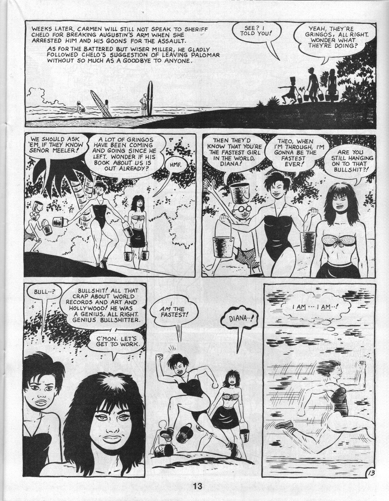 Read online Love and Rockets (1982) comic -  Issue #14 - 15