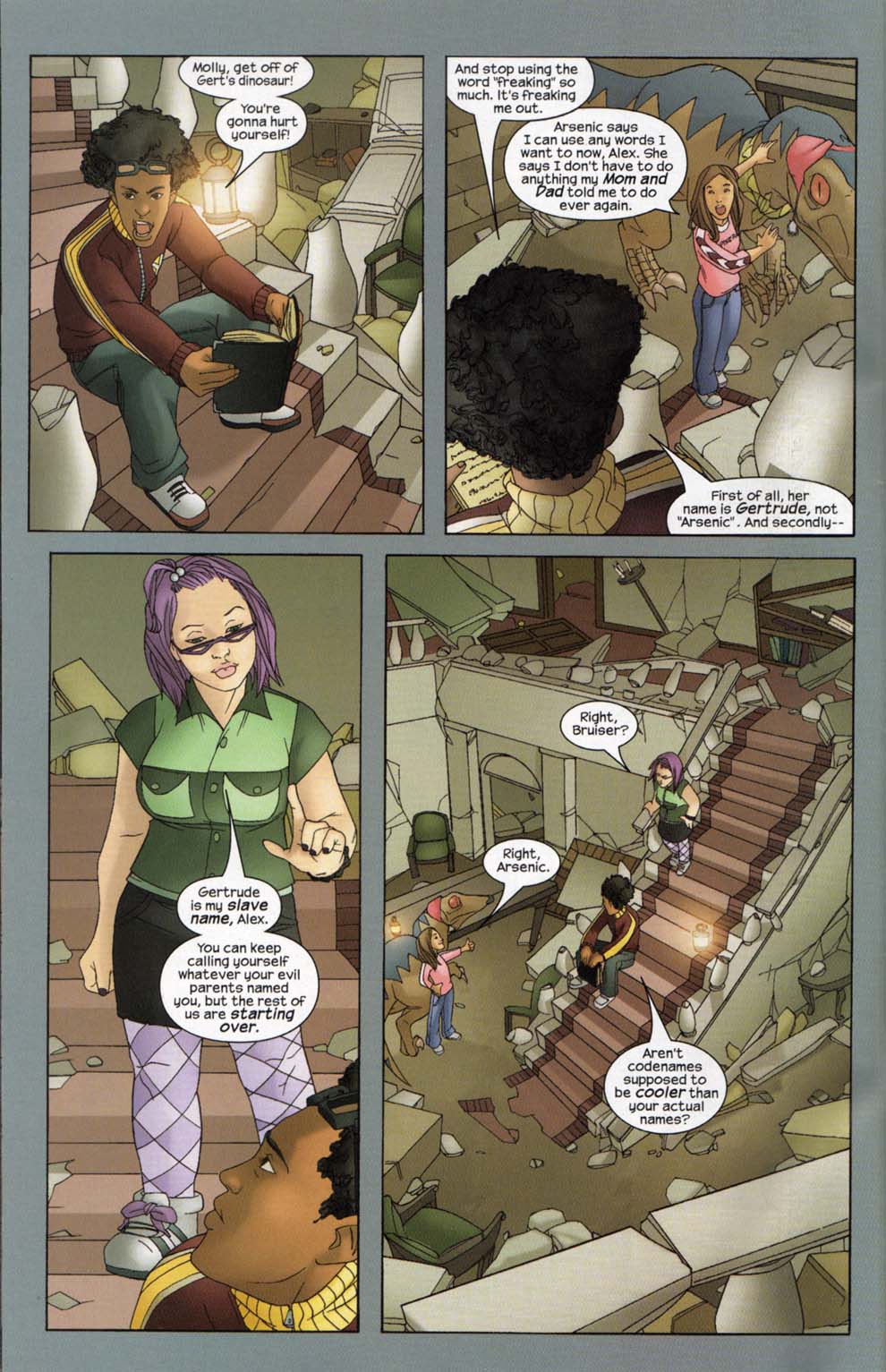 Read online Runaways (2003) comic -  Issue #7 - 9