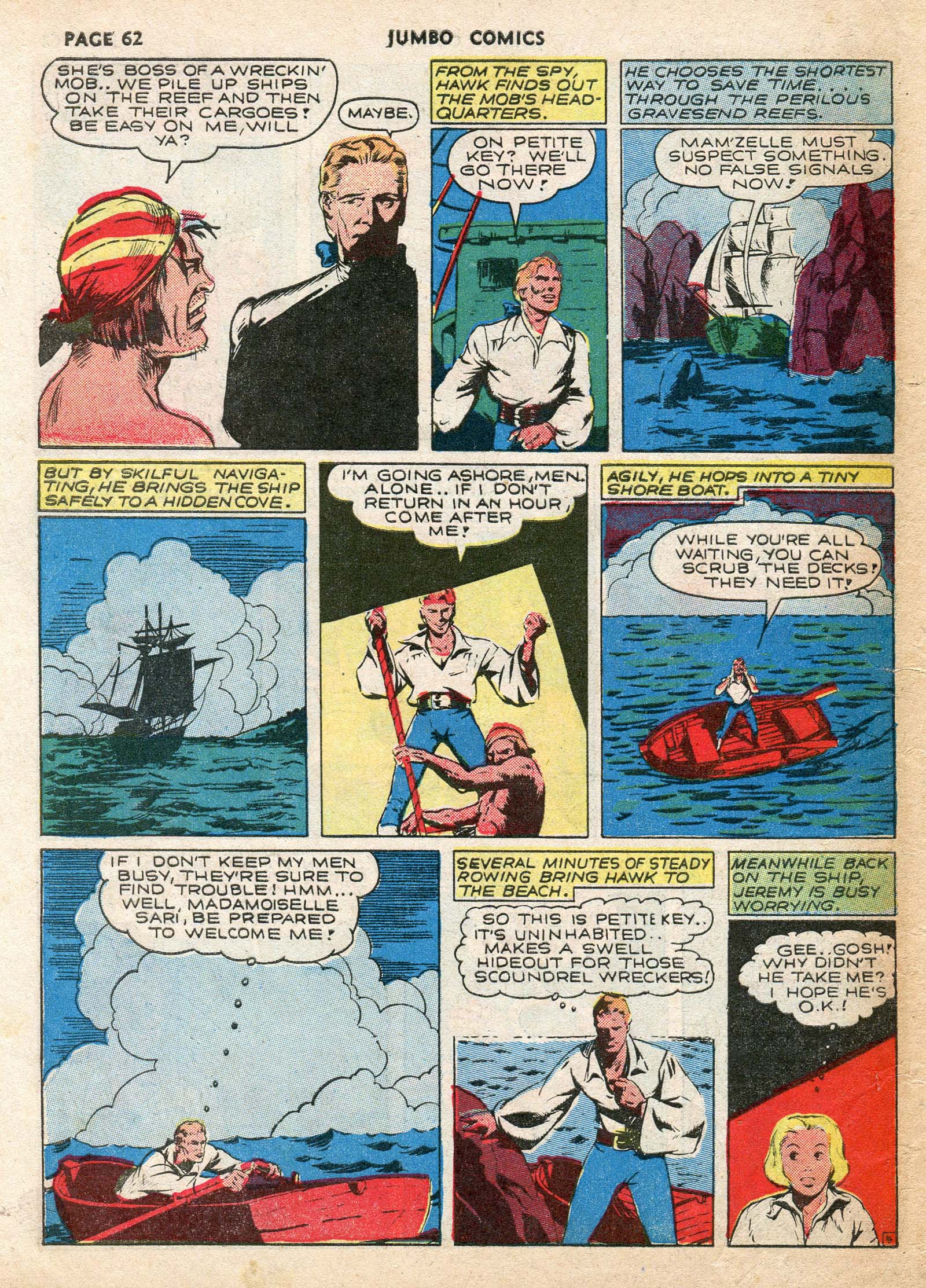 Read online Jumbo Comics comic -  Issue #32 - 64