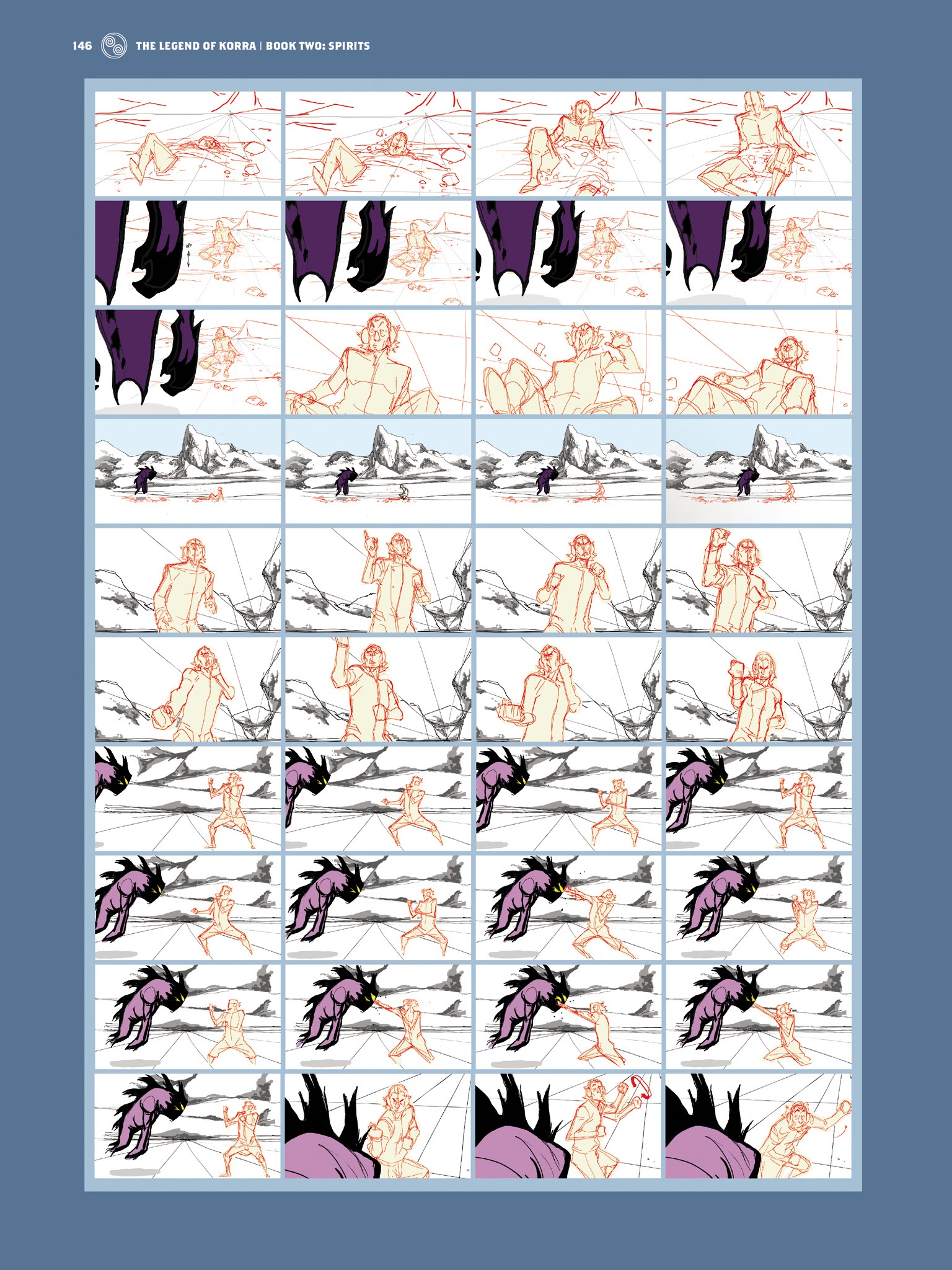 Read online The Legend of Korra: The Art of the Animated Series comic -  Issue # TPB 2 - 134