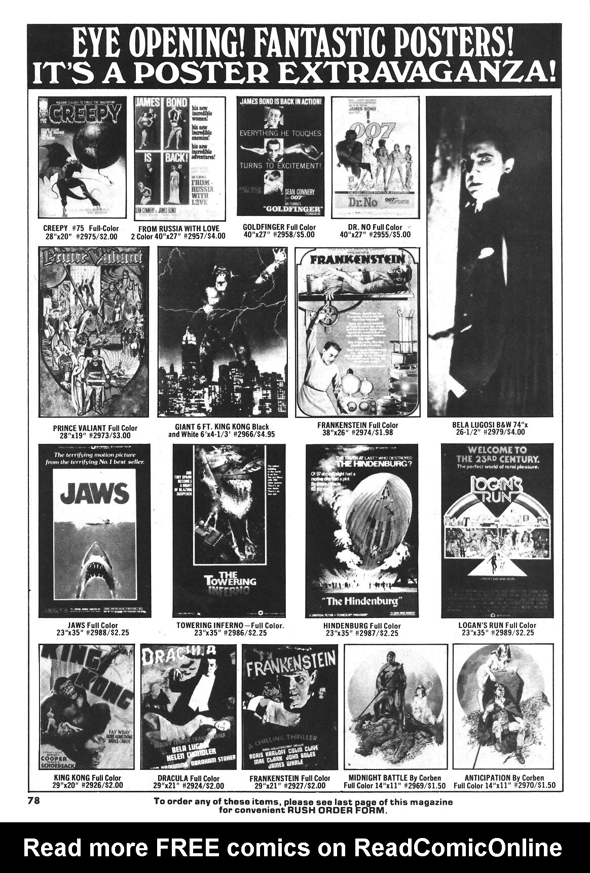 Read online Vampirella (1969) comic -  Issue #64 - 78