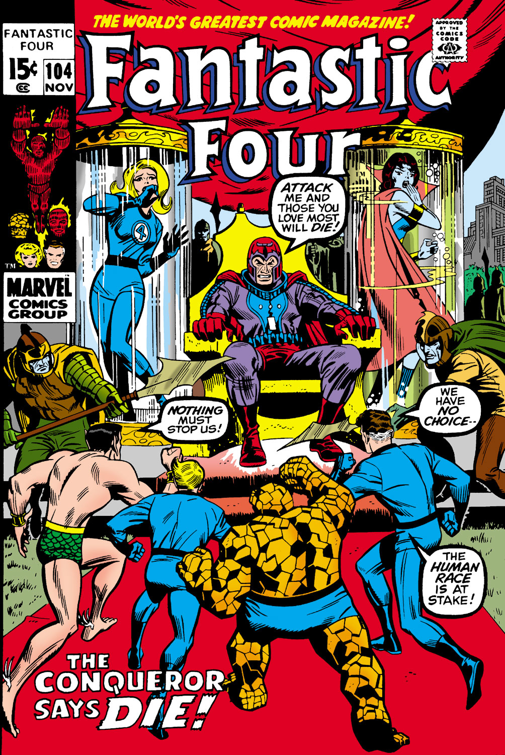 Read online Fantastic Four (1961) comic -  Issue #104 - 1