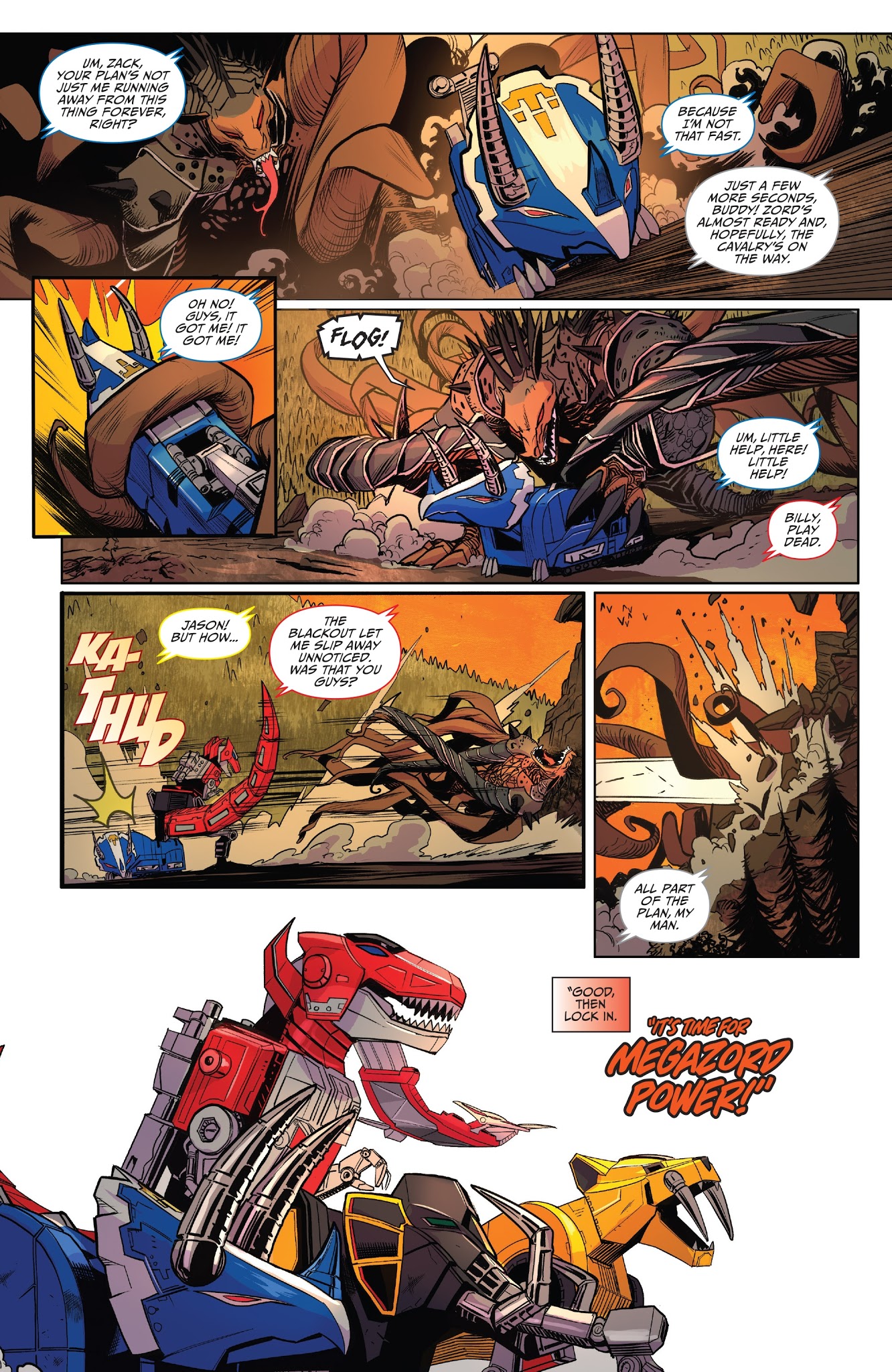Read online Saban's Go Go Power Rangers comic -  Issue #4 - 16