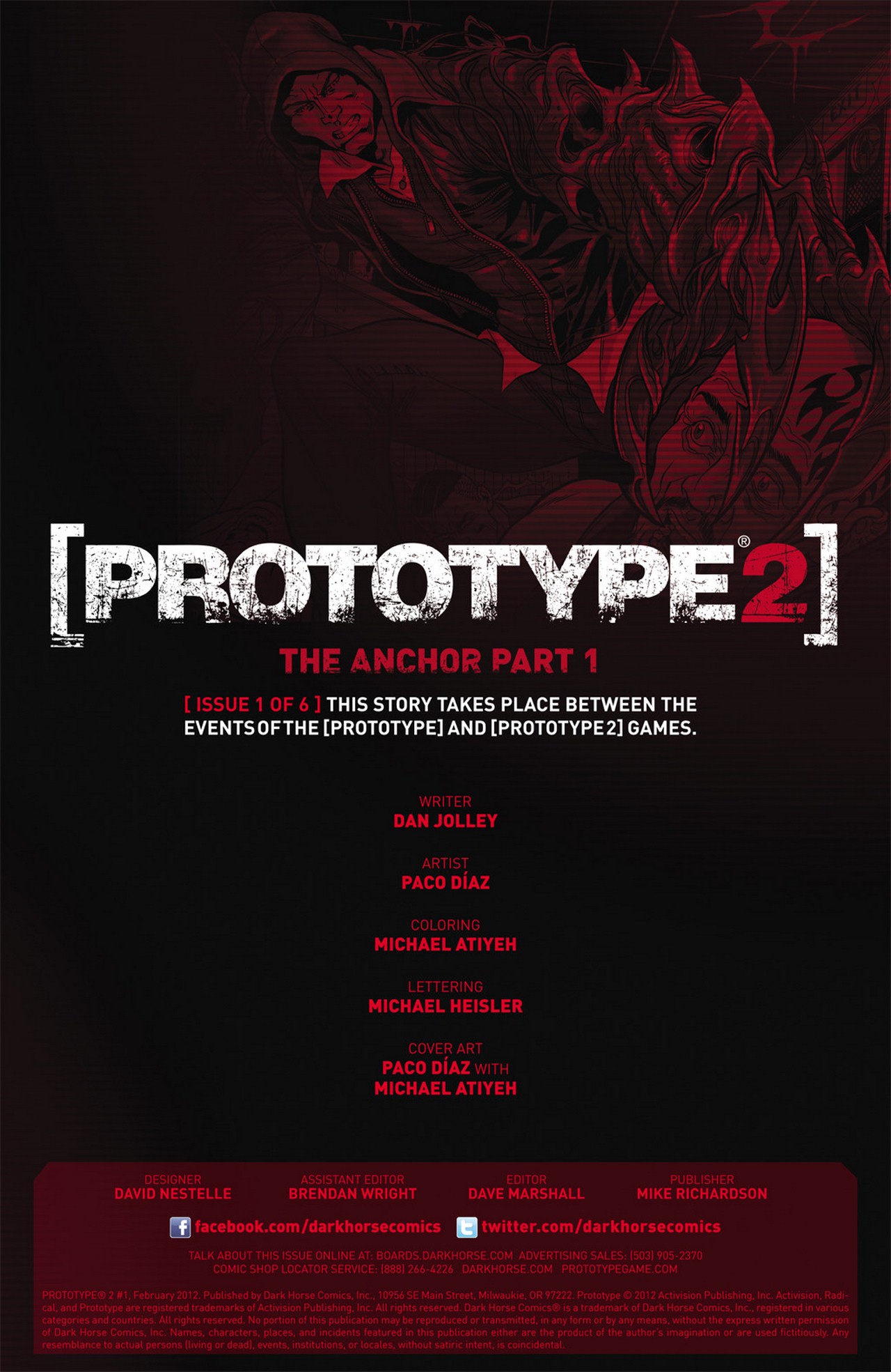 Read online Prototype 2 comic -  Issue #1 - 2