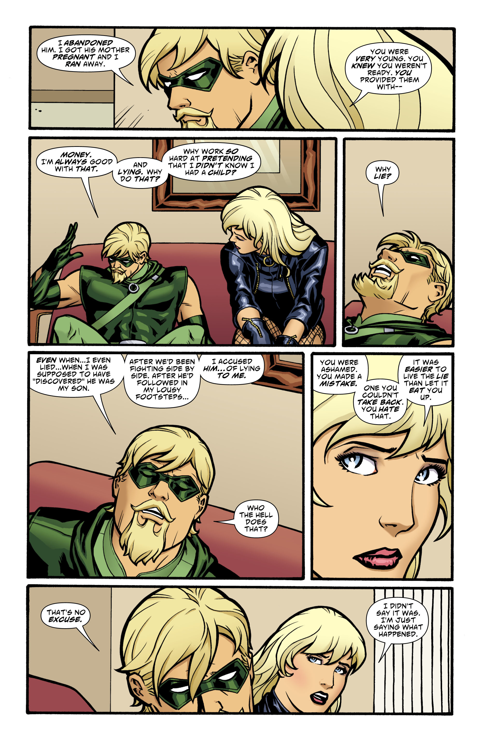 Read online Green Arrow/Black Canary comic -  Issue #4 - 16