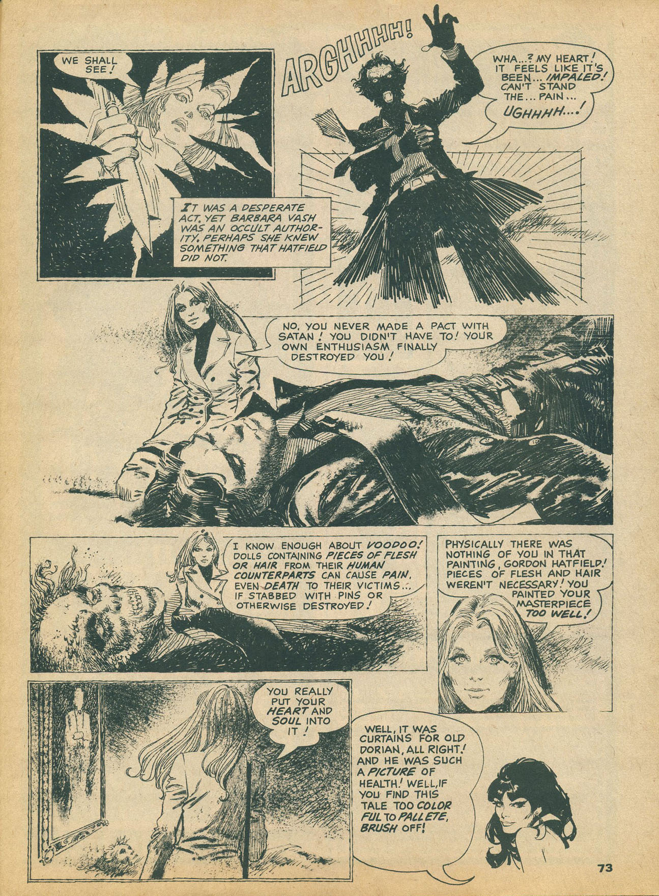 Read online Vampirella (1969) comic -  Issue #18 - 73