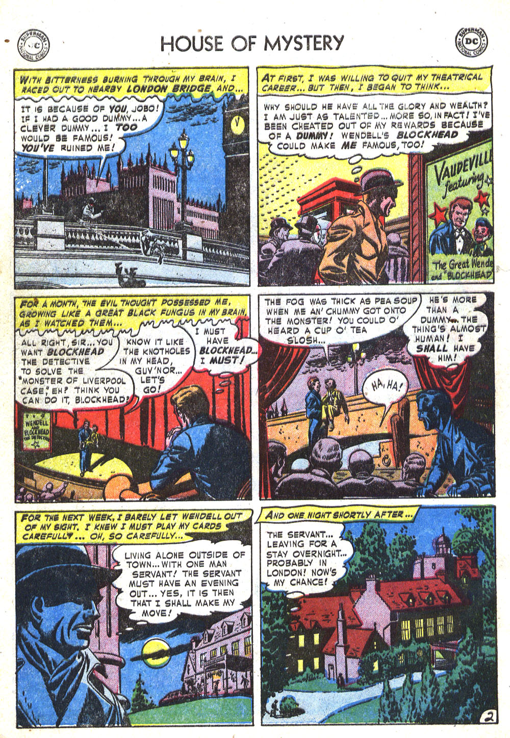 Read online House of Mystery (1951) comic -  Issue #3 - 4