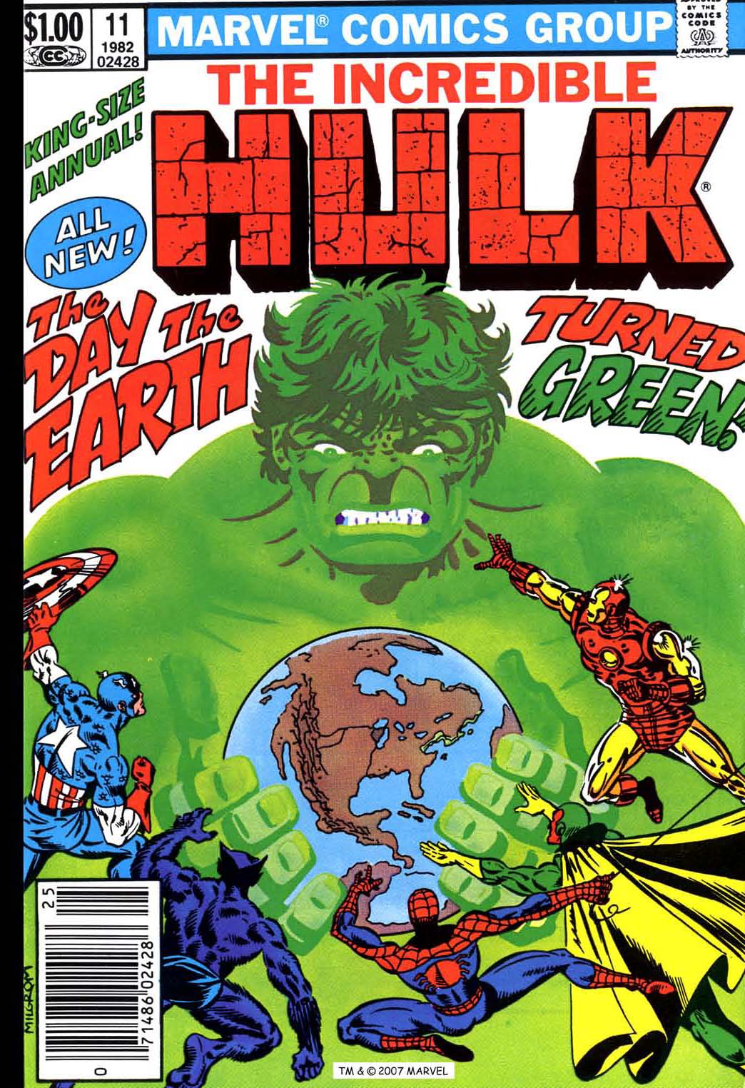 Read online The Incredible Hulk Annual comic -  Issue #11 - 1