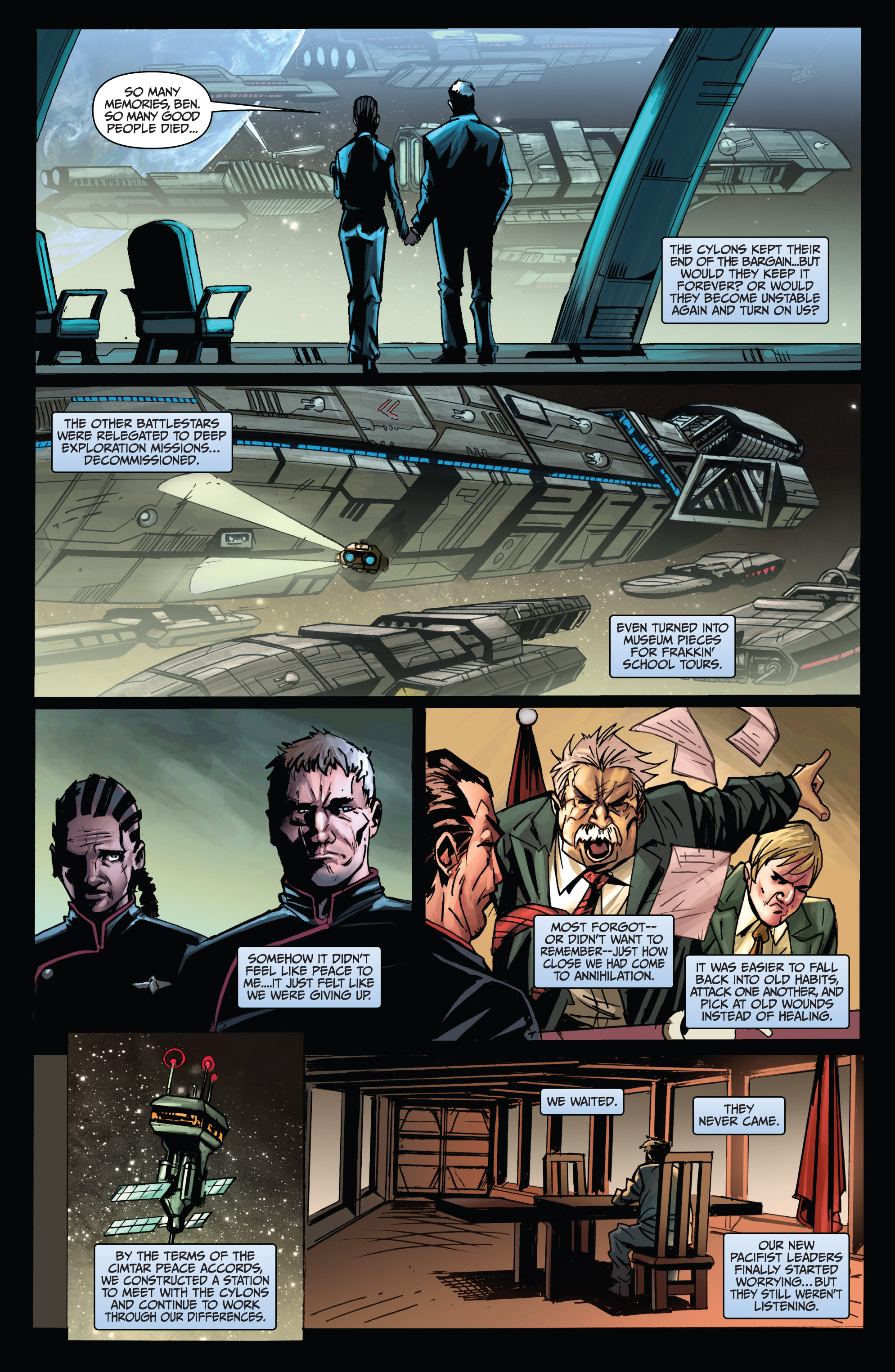 Read online Battlestar Galactica: Cylon War comic -  Issue #4 - 17