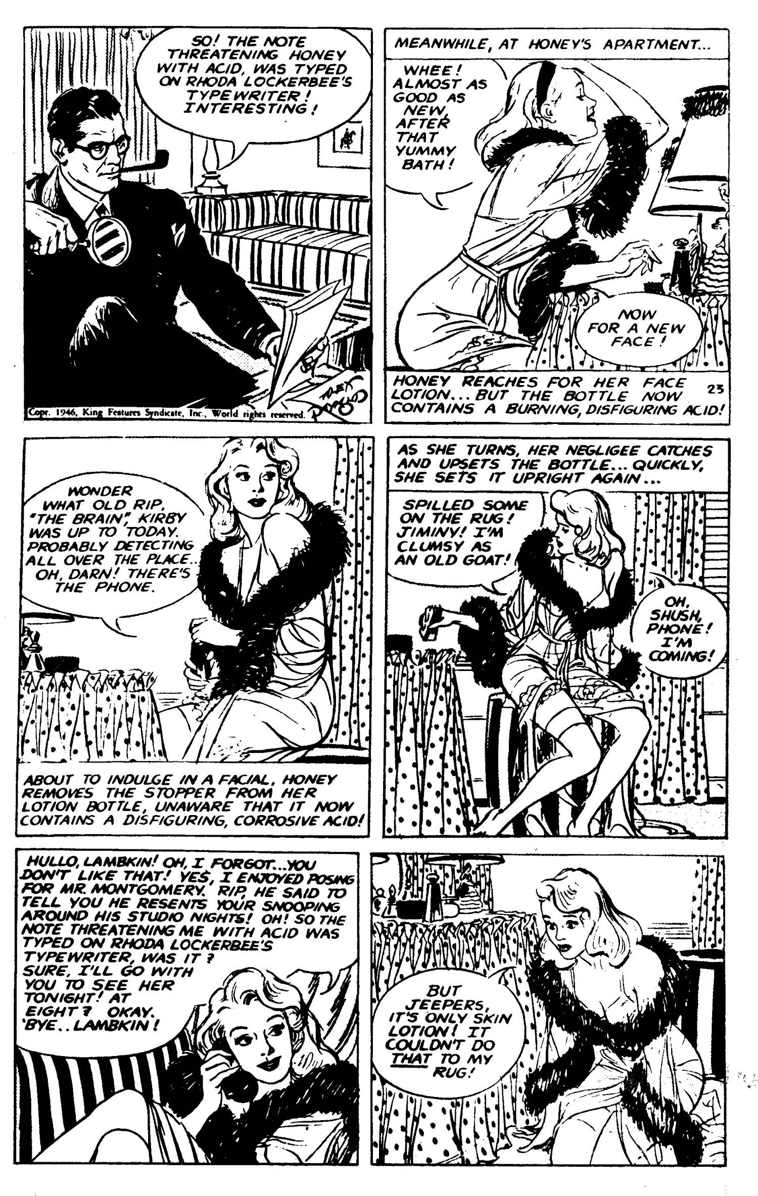 Read online Official Rip Kirby comic -  Issue #1 - 23