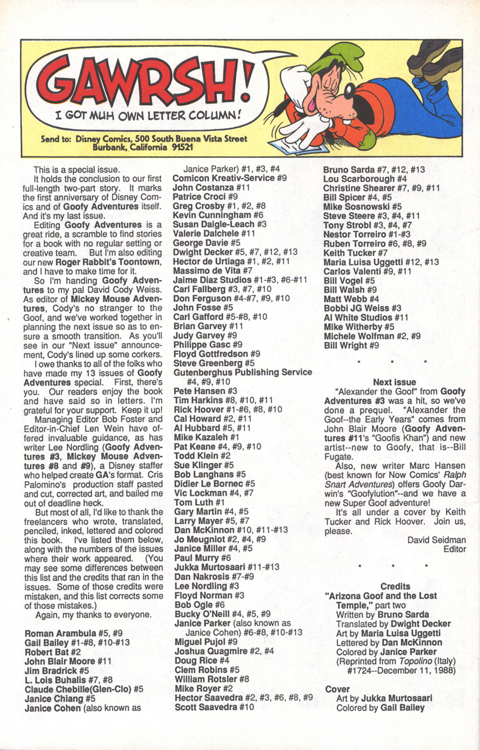 Walt Disney's Goofy Adventures Issue #13 #13 - English 34