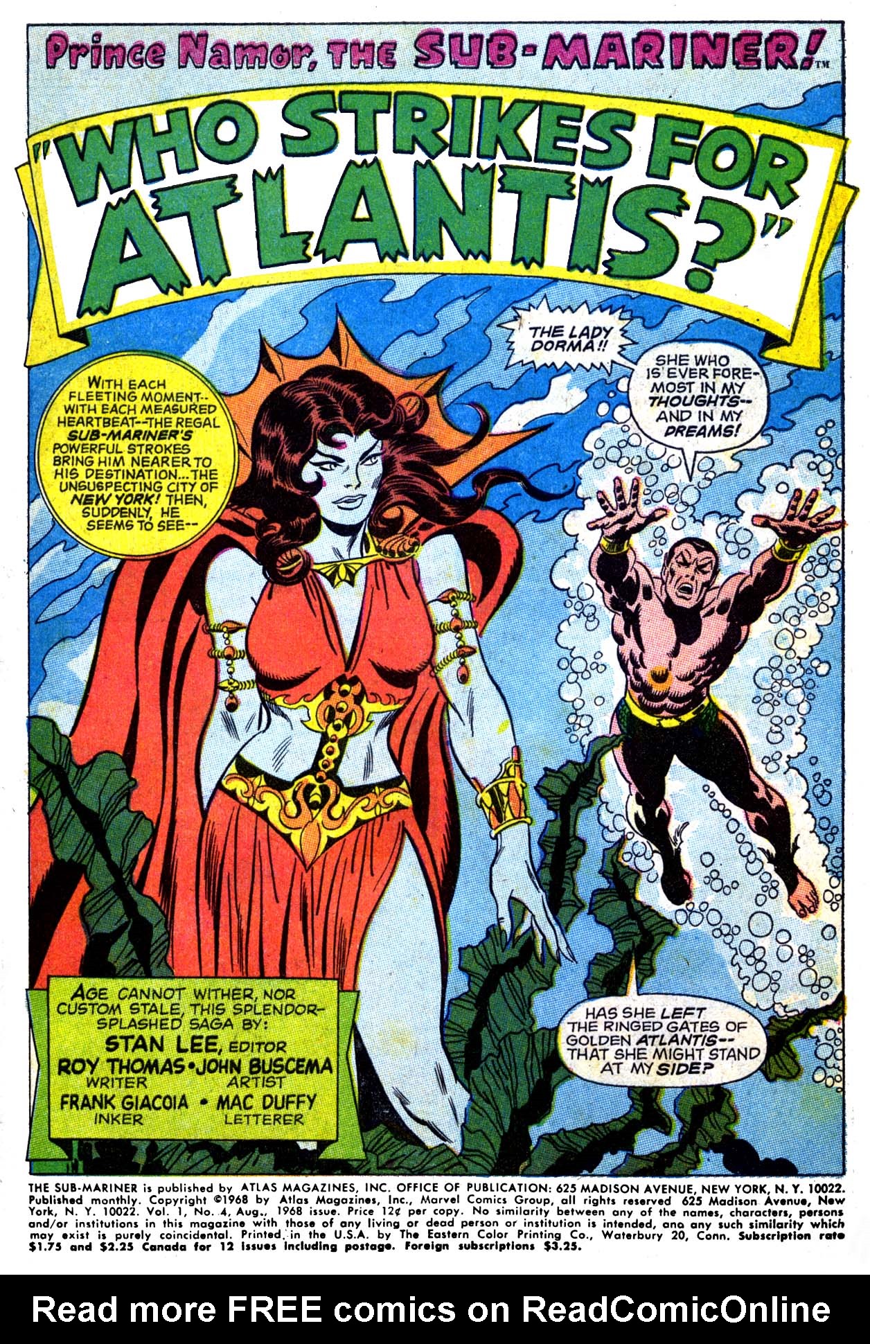Read online The Sub-Mariner comic -  Issue #4 - 2