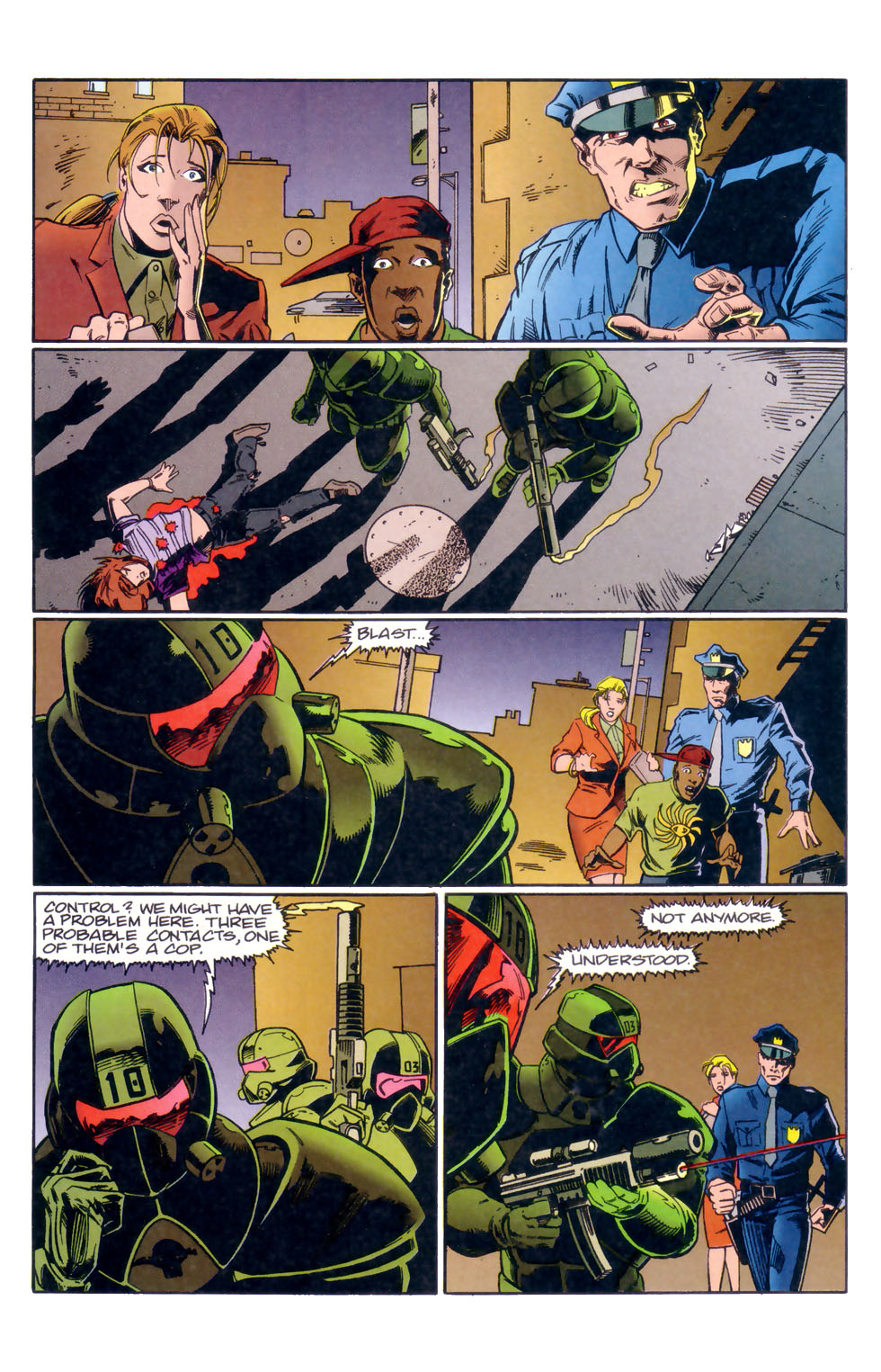 Read online Division 13 comic -  Issue #4 - 8