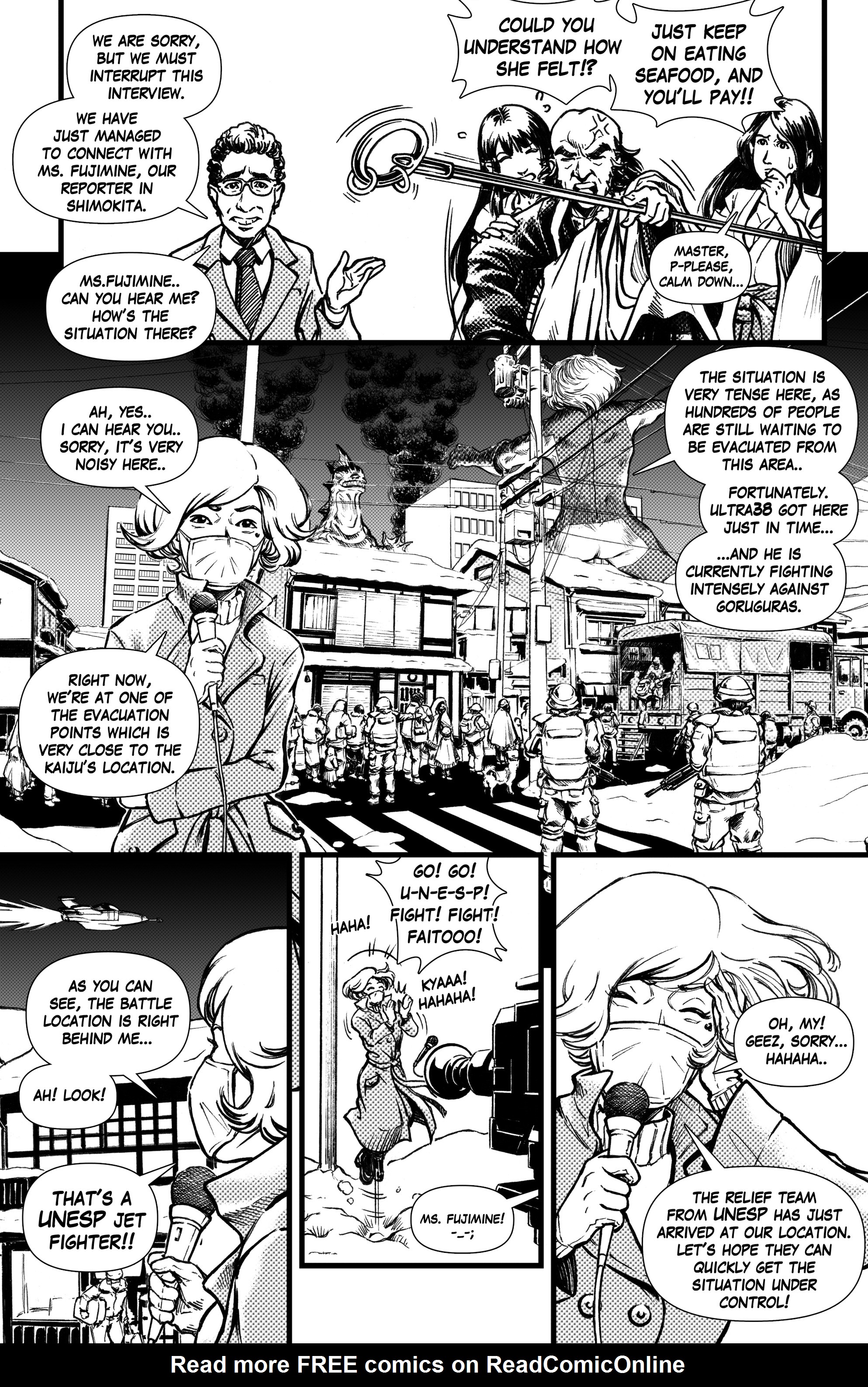 Read online Konnichiwa Kaiju-Kun comic -  Issue #1 - 15