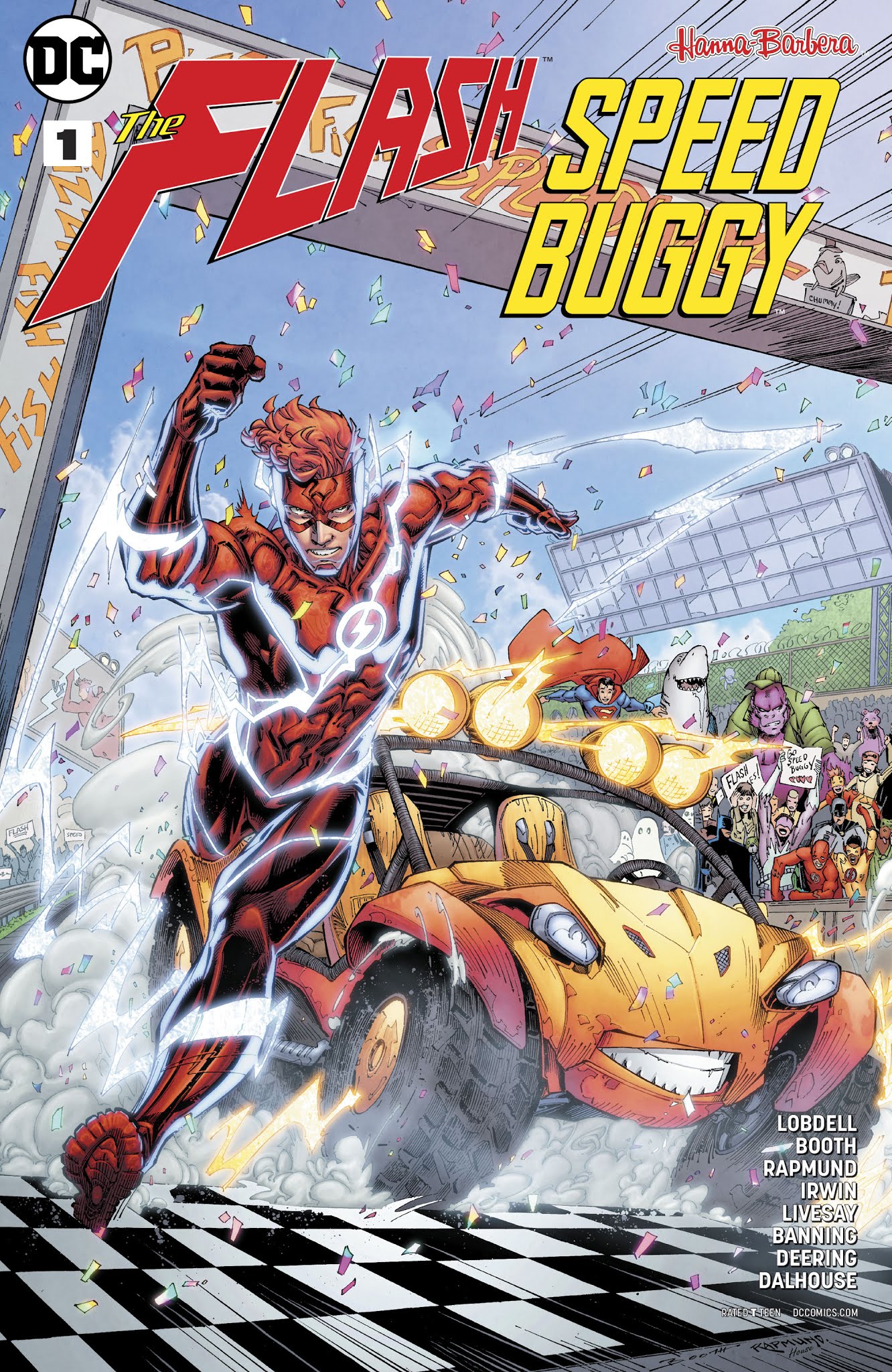 Read online DC Meets Hanna-Barbera comic -  Issue # Issue Flash - Speed Buggy - 1
