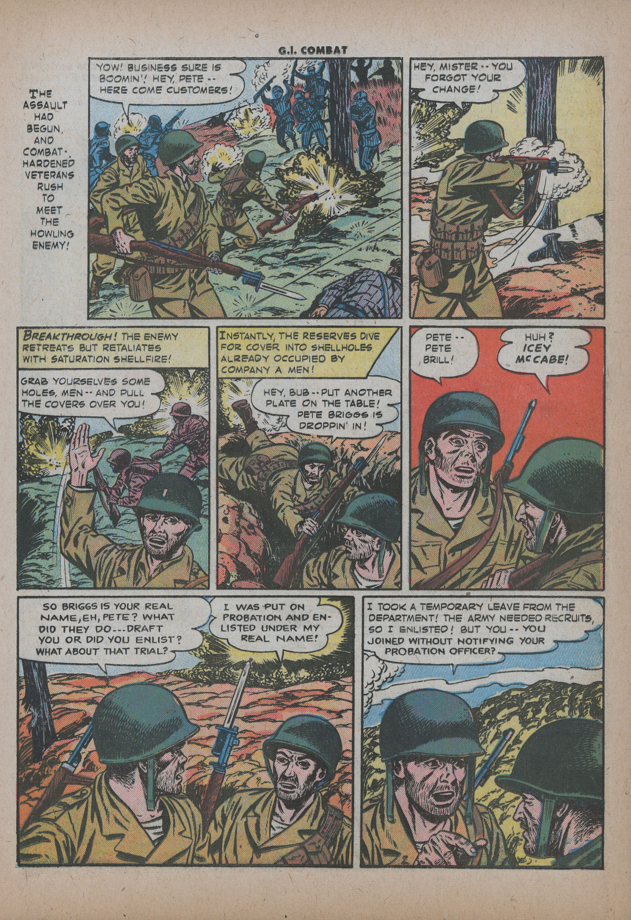 Read online G.I. Combat (1952) comic -  Issue #36 - 13