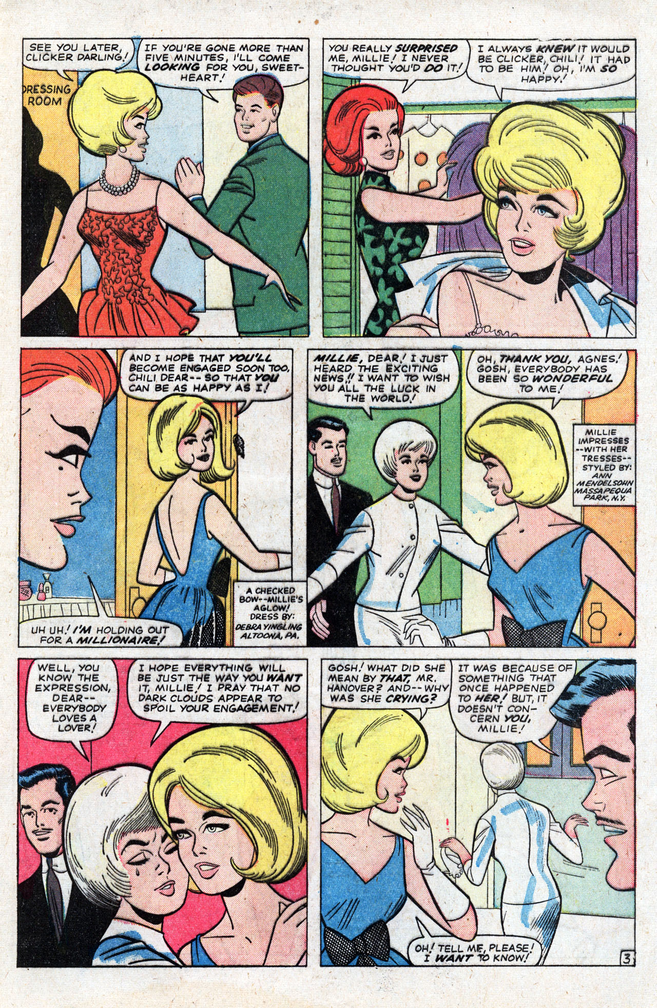 Read online Millie the Model comic -  Issue #128 - 5