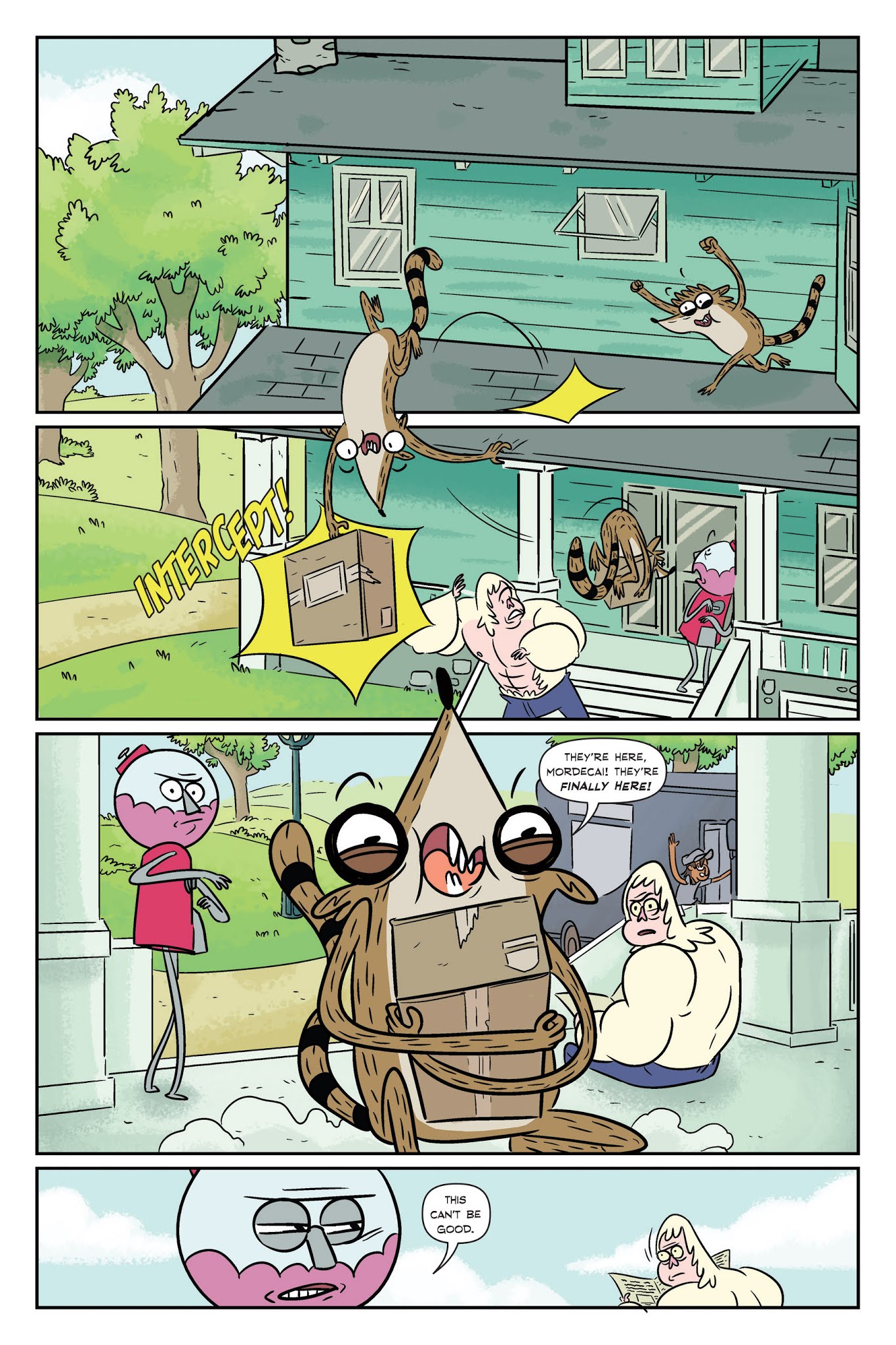 Read online Regular Show: Noir Means Noir, Buddy comic -  Issue # TPB (Part 1) - 8