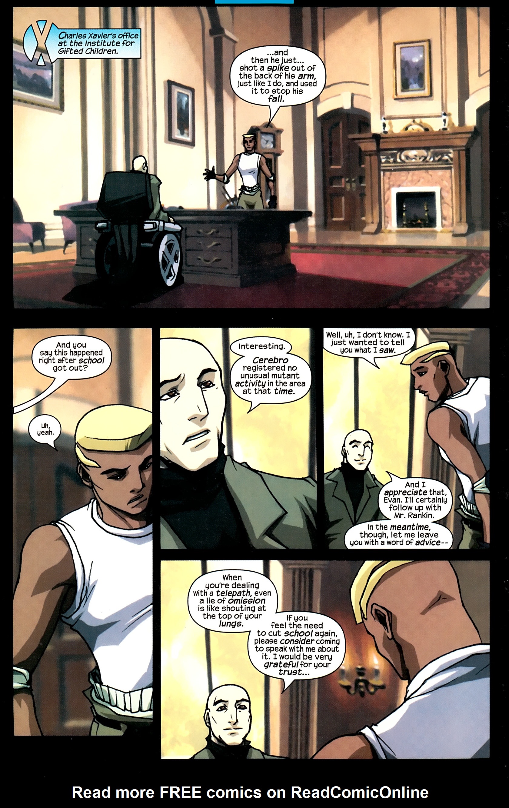 Read online X-Men: Evolution comic -  Issue #6 - 12
