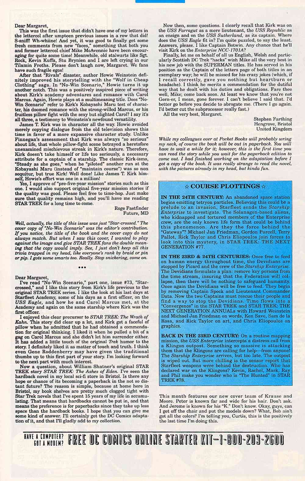 Read online Star Trek (1989) comic -  Issue #77 - 27