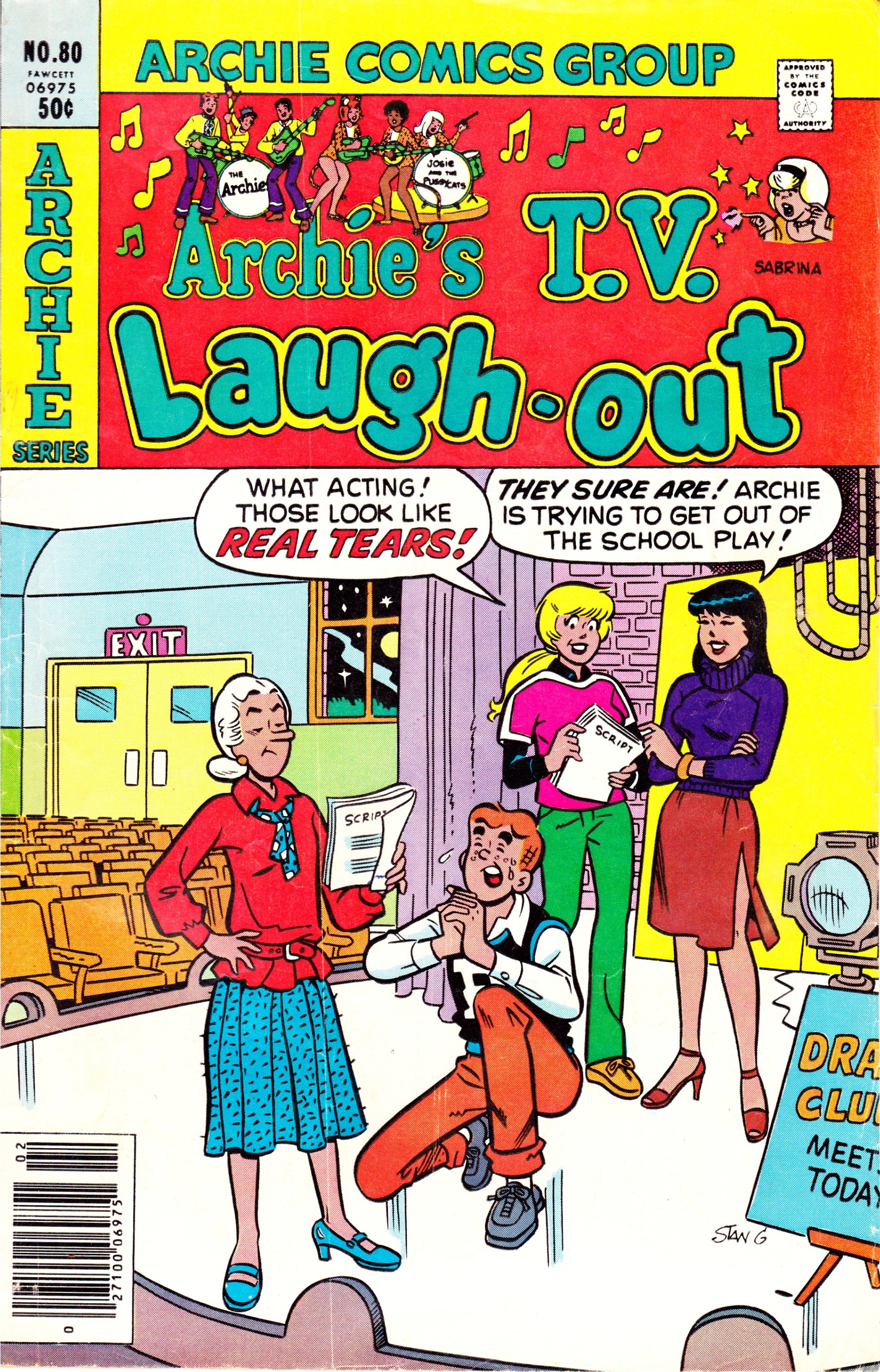 Read online Archie's TV Laugh-Out comic -  Issue #80 - 1