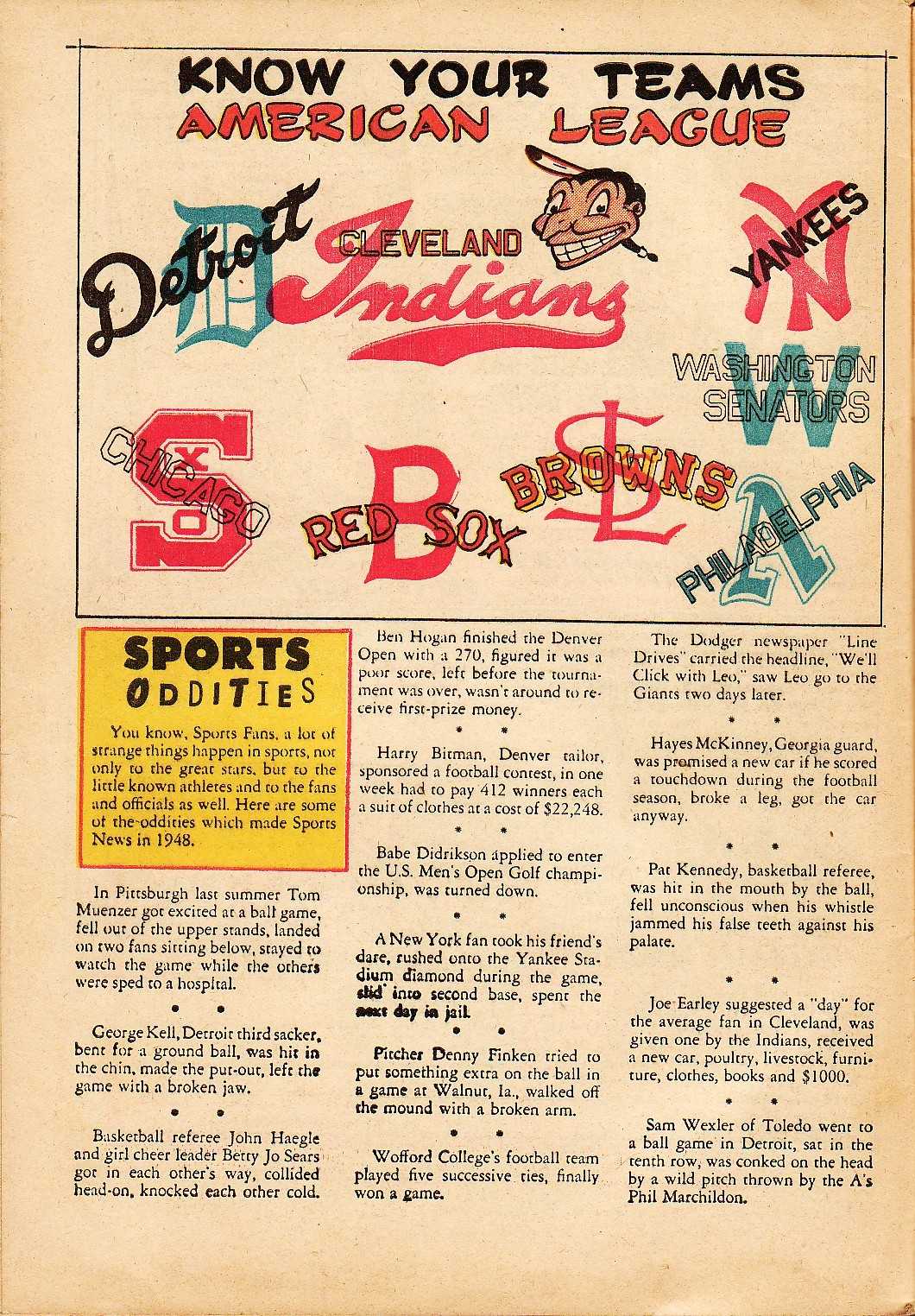 Read online Babe Ruth Sports Comics comic -  Issue #2 - 47