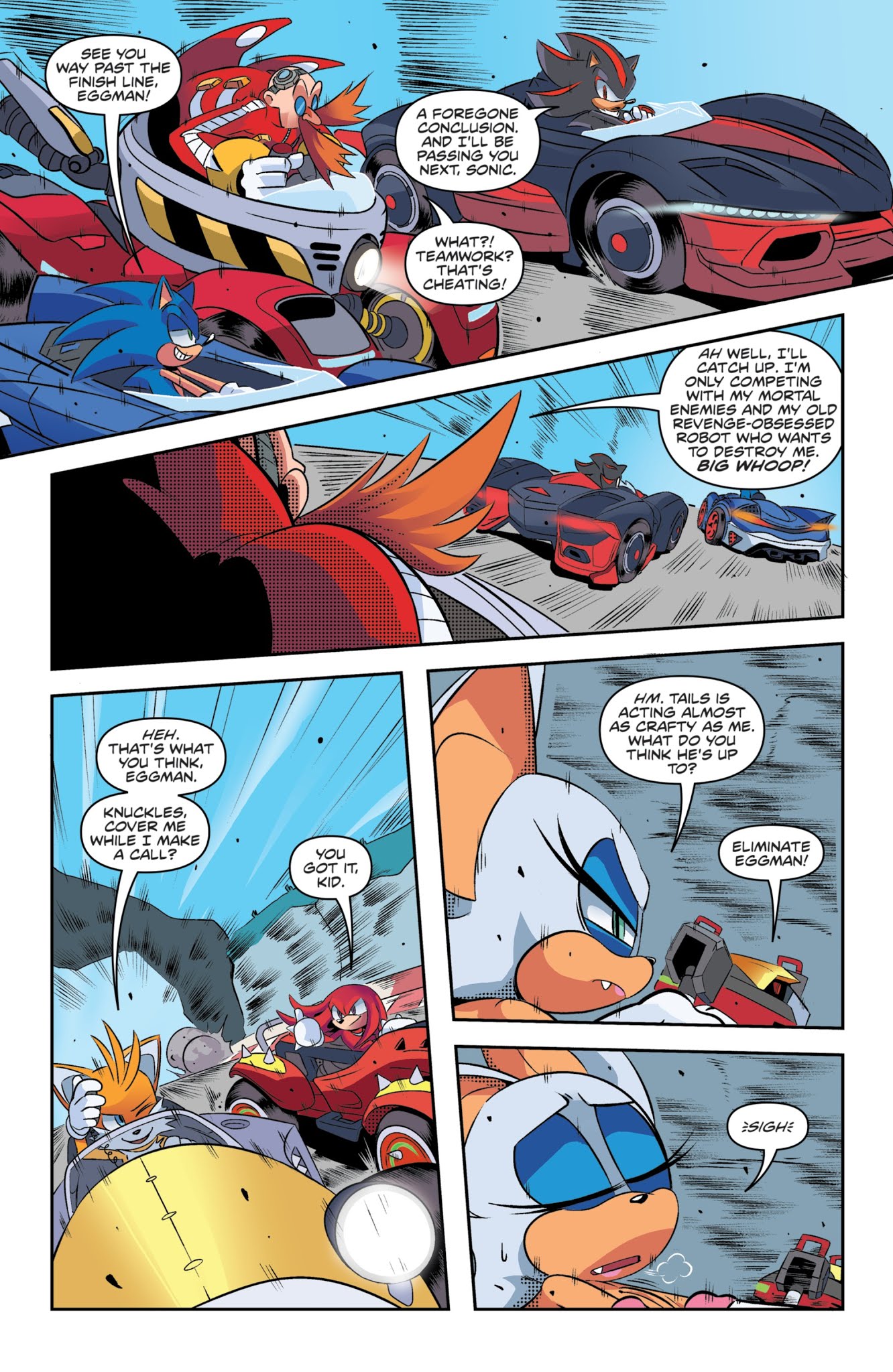 Read online Team Sonic Racing One-Shot comic -  Issue # Full - 13