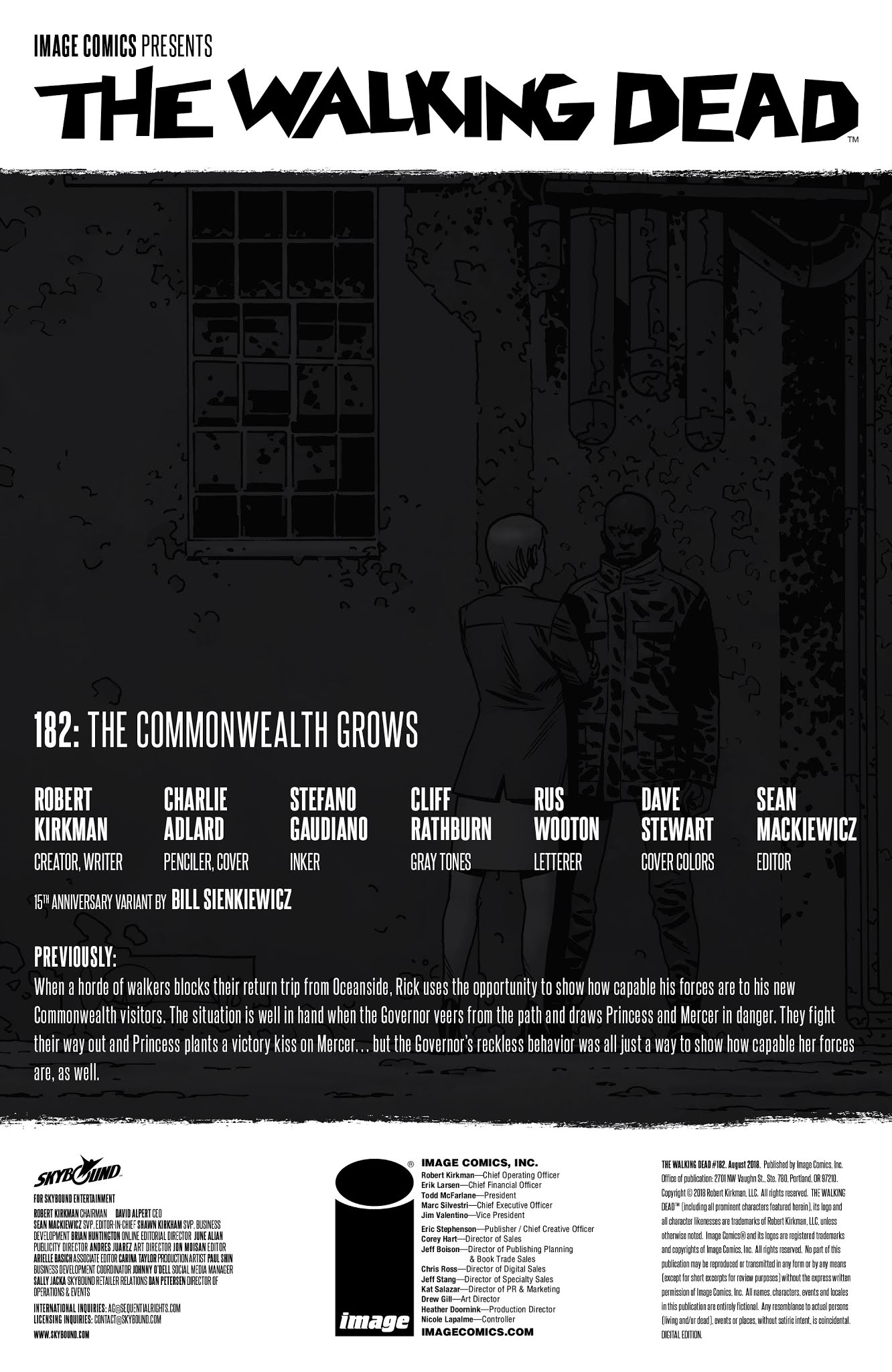 Read online The Walking Dead comic -  Issue #182 - 2