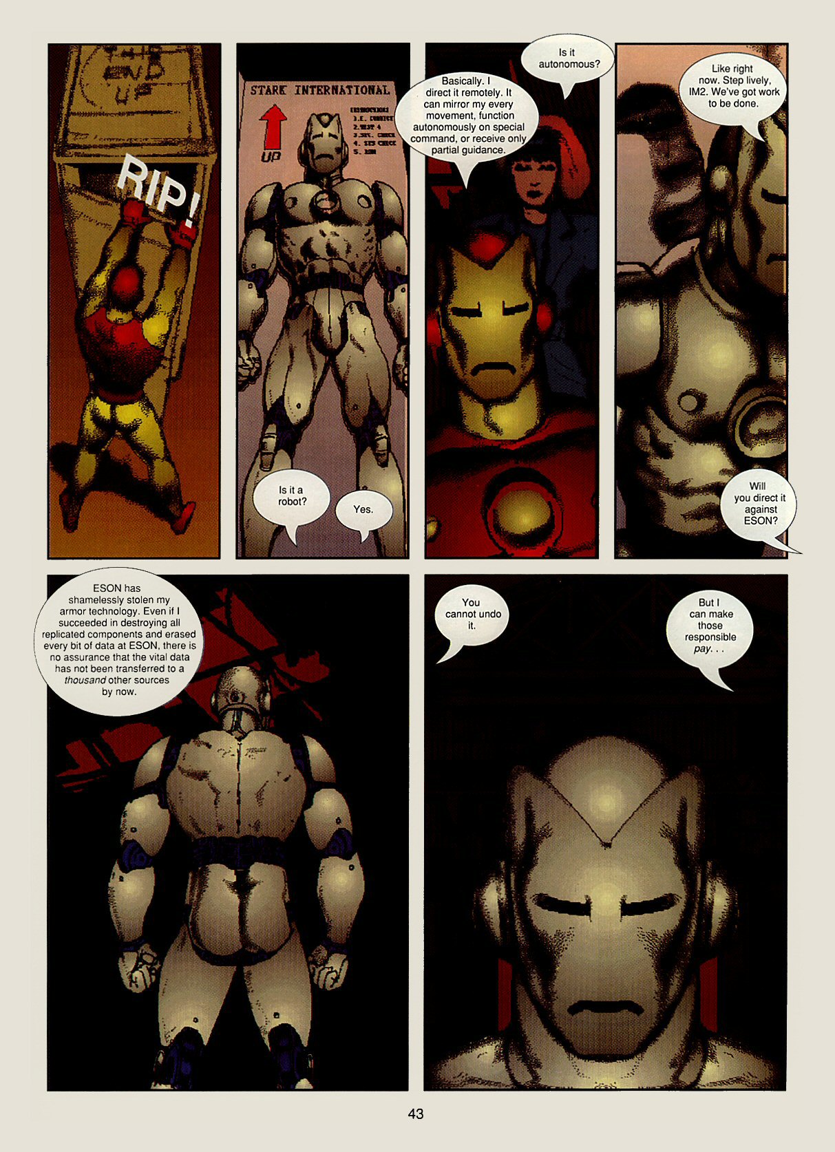 Read online Marvel Graphic Novel comic -  Issue #33 - Iron Man - Crash - 44