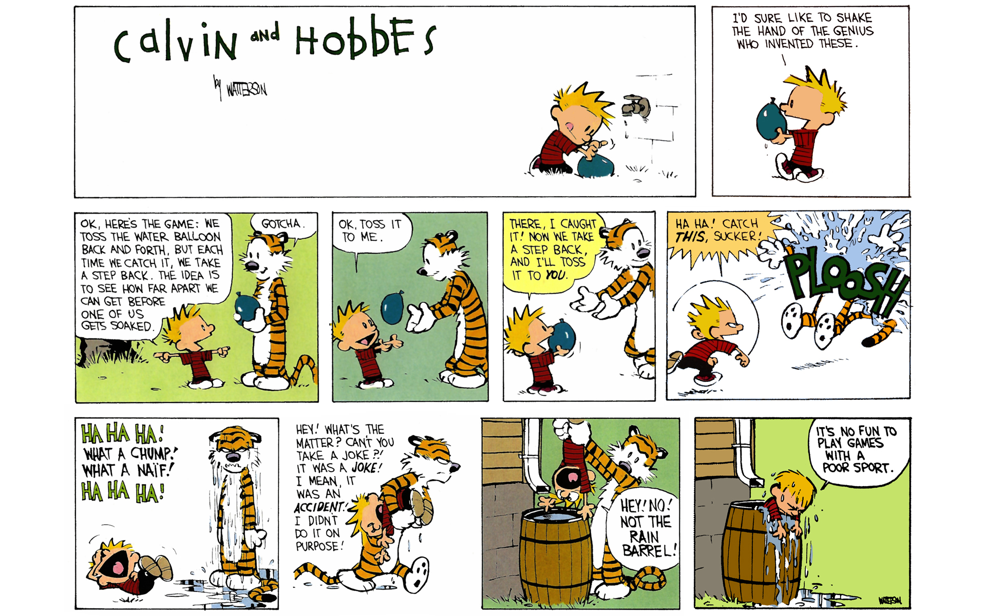 Read online Calvin and Hobbes comic -  Issue #7 - 8