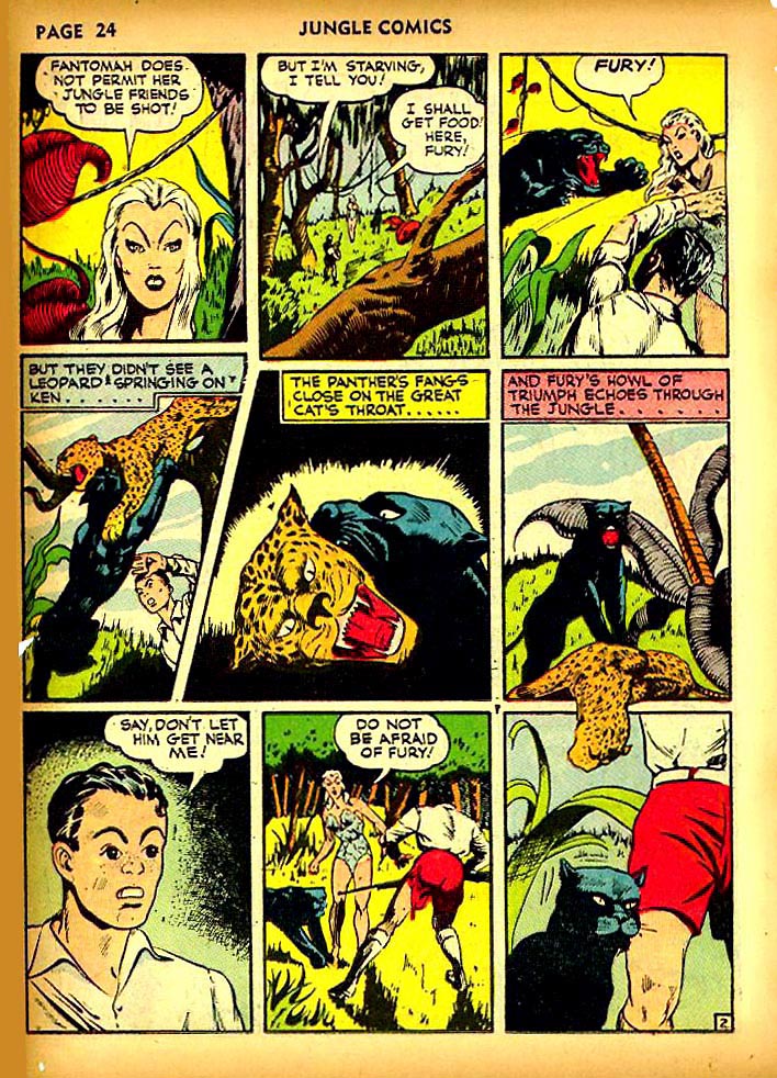 Read online Jungle Comics comic -  Issue #23 - 28