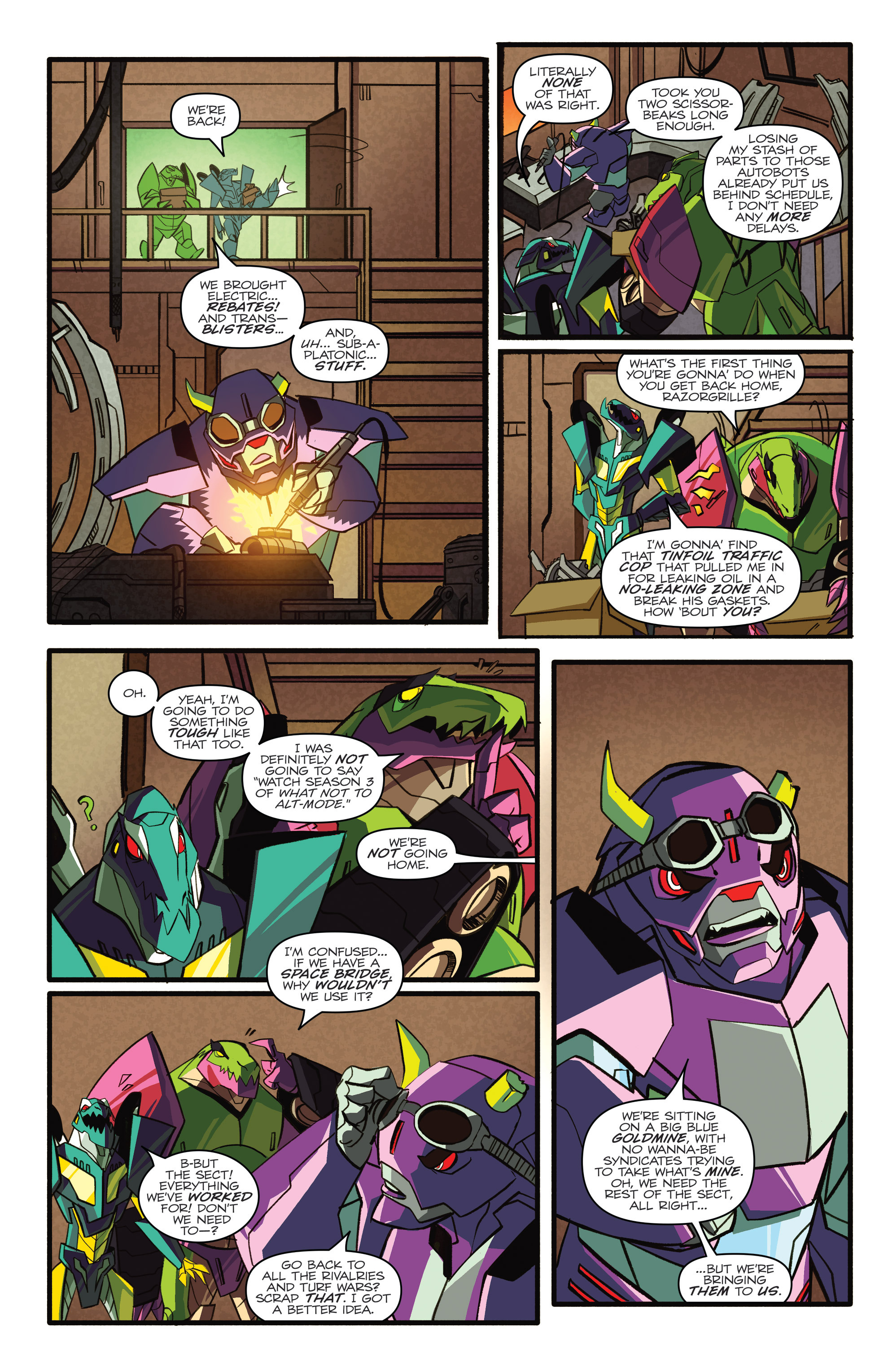 Read online Transformers: Robots In Disguise (2015) comic -  Issue #4 - 10