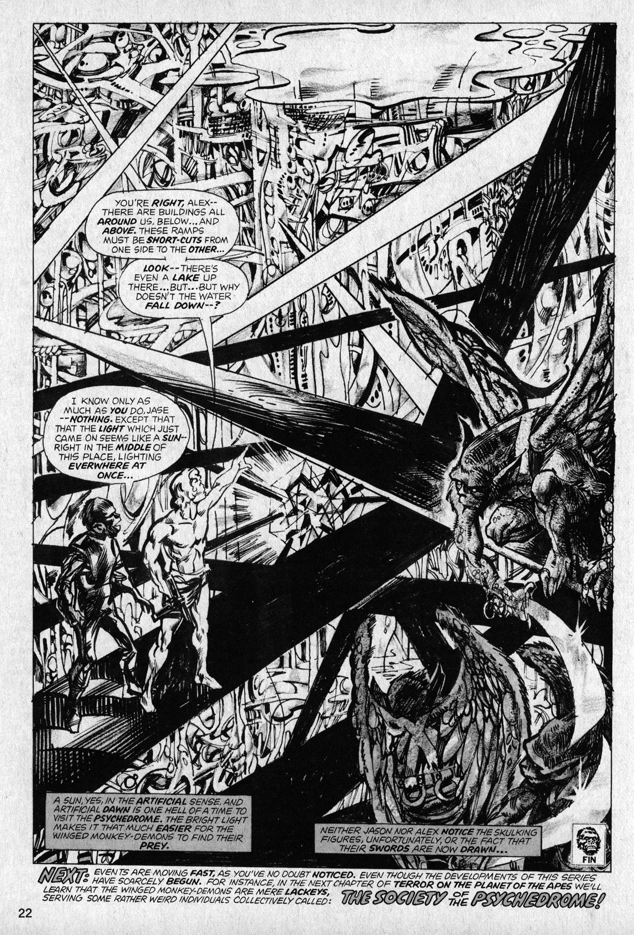 Read online Planet of the Apes comic -  Issue #19 - 22