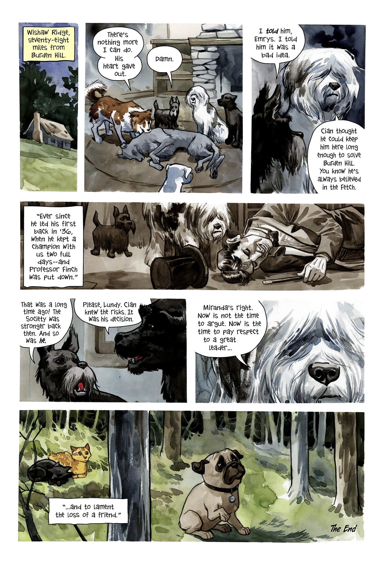 Read online Hellboy/Beasts of Burden: Sacrifice comic -  Issue # Full - 27