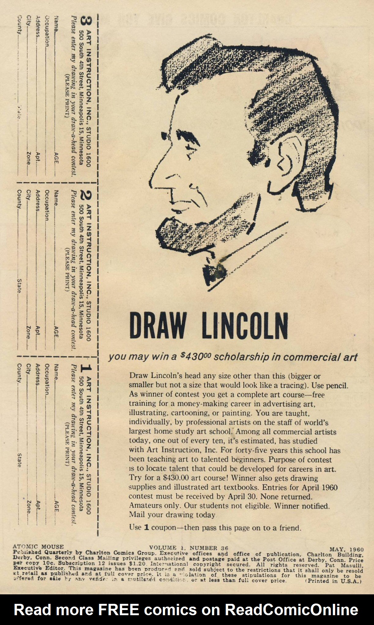 Read online Atomic Mouse comic -  Issue #36 - 2