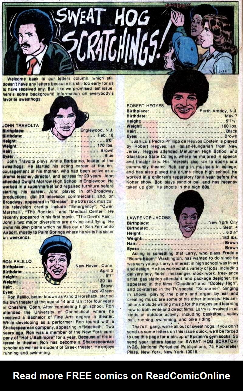 Read online Welcome Back, Kotter comic -  Issue #2 - 19