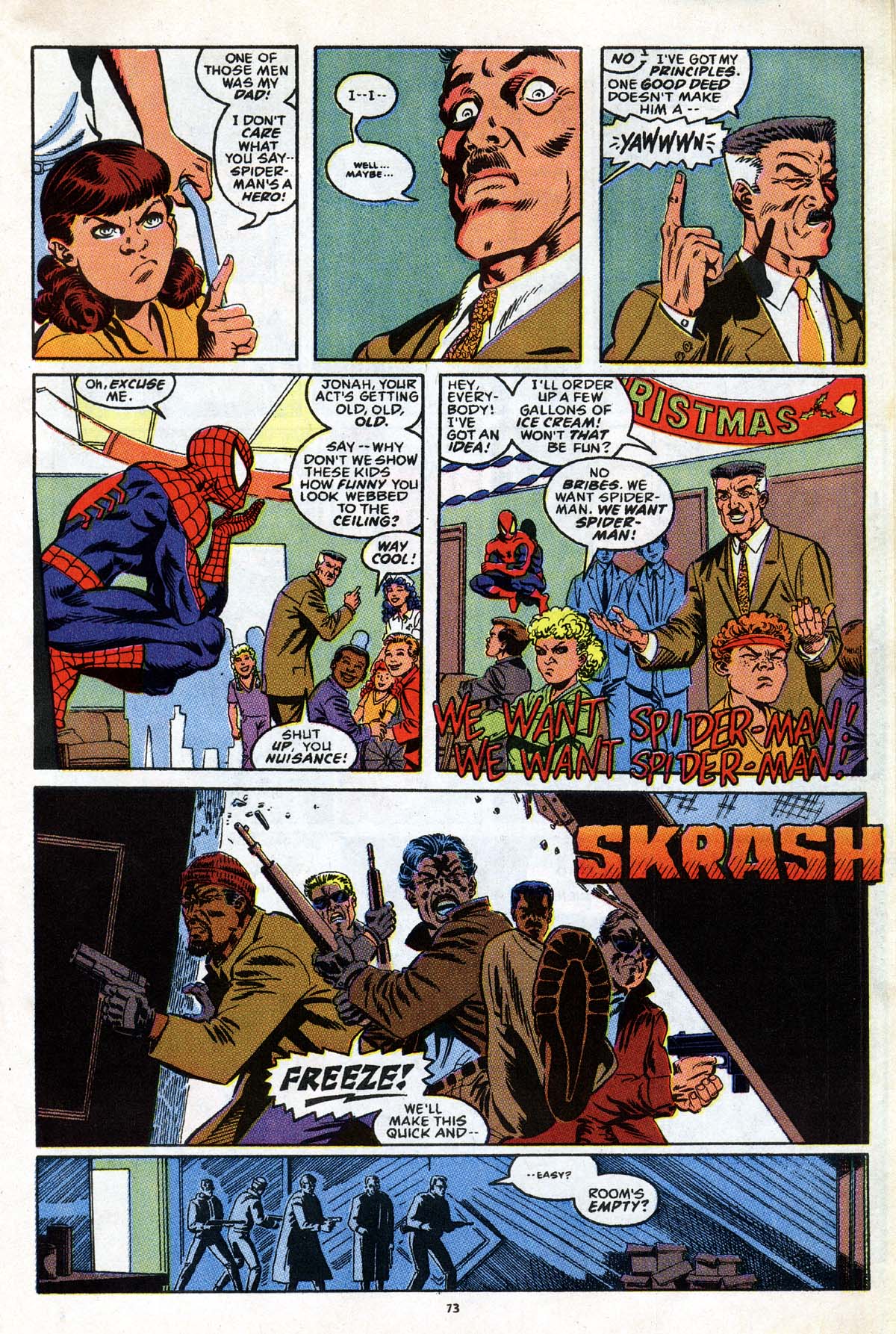Read online Marvel Holiday Special (1991) comic -  Issue #1991 - 78