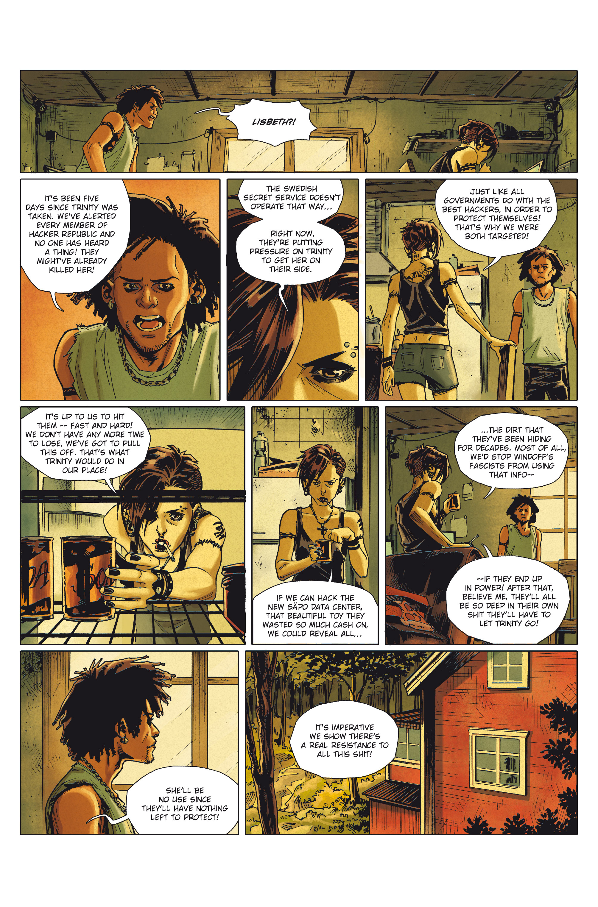 Read online Millennium: The Girl Who Danced With Death comic -  Issue #1 - 17