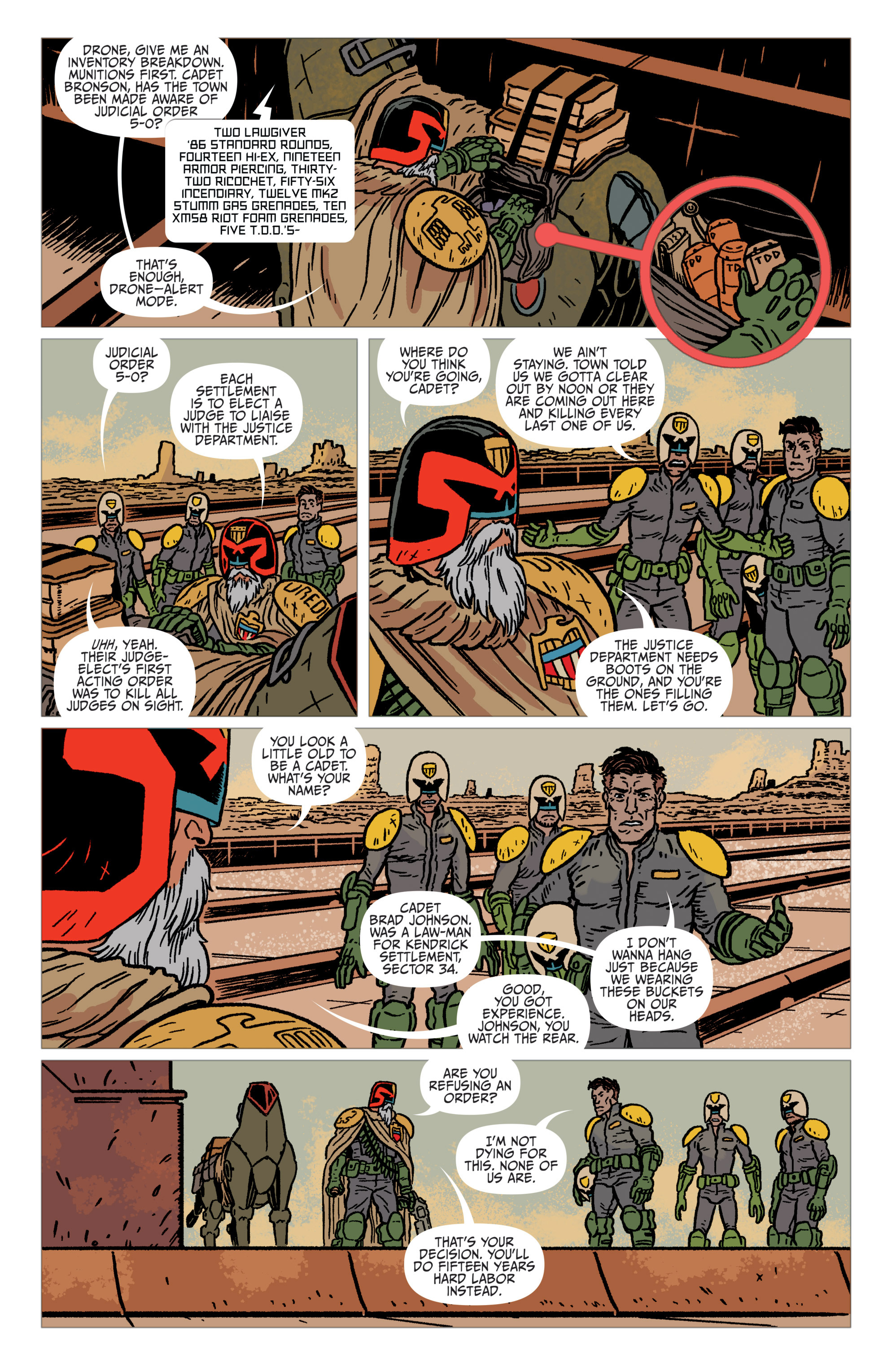Read online Judge Dredd: The Blessed Earth comic -  Issue #1 - 8