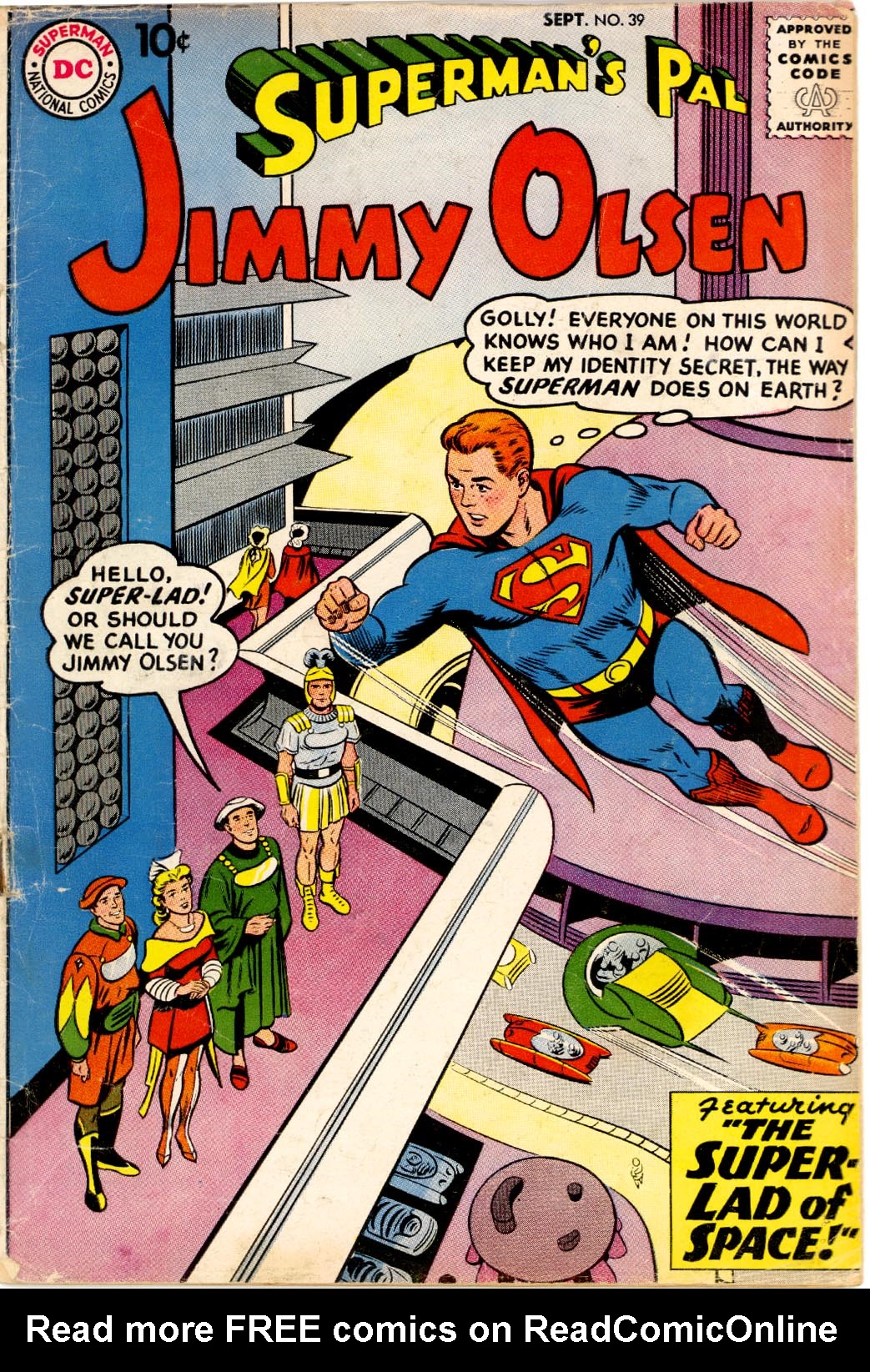 Read online Superman's Pal Jimmy Olsen comic -  Issue #39 - 1