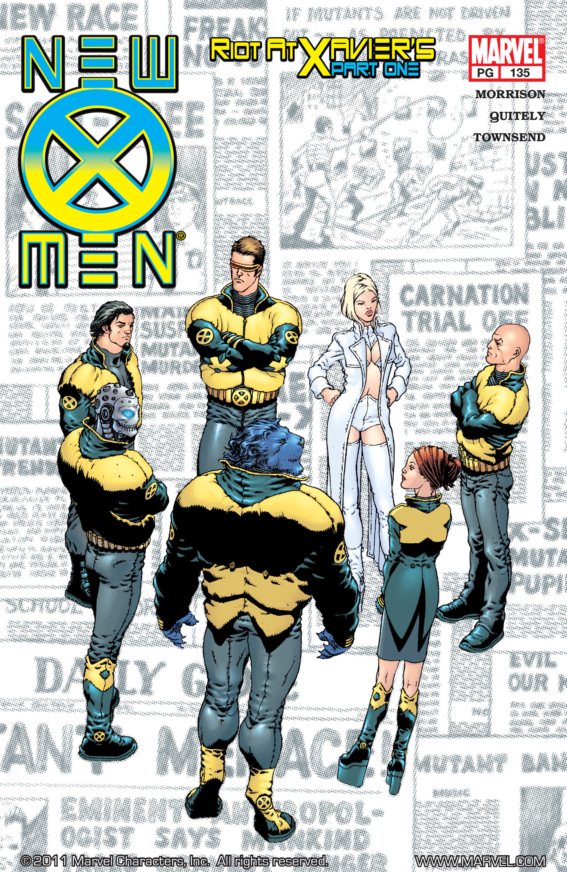 Read online New X-Men (2001) comic -  Issue #135 - 1