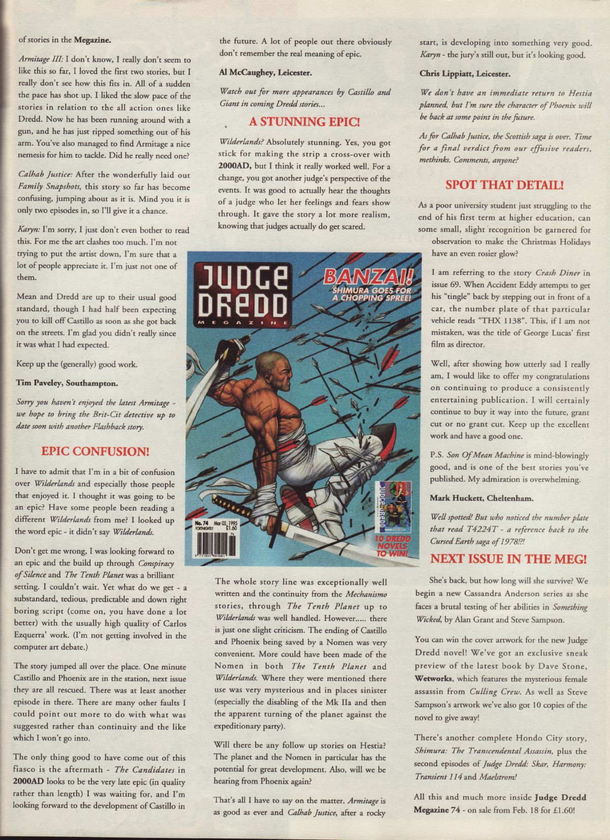 Read online Judge Dredd: The Megazine (vol. 2) comic -  Issue #73 - 41