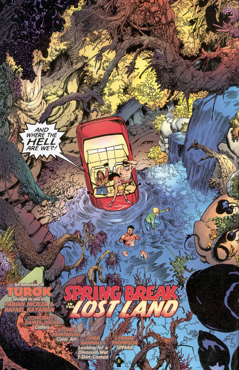 Read online Turok: Spring Break in The Lost Land comic -  Issue # Full - 7
