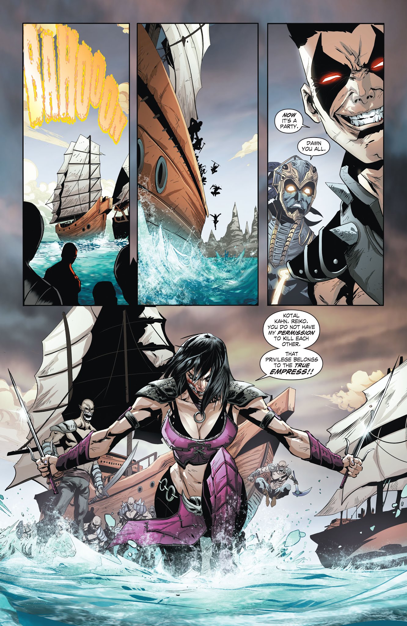 Read online Mortal Kombat X [I] comic -  Issue # _TPB 3 - 15