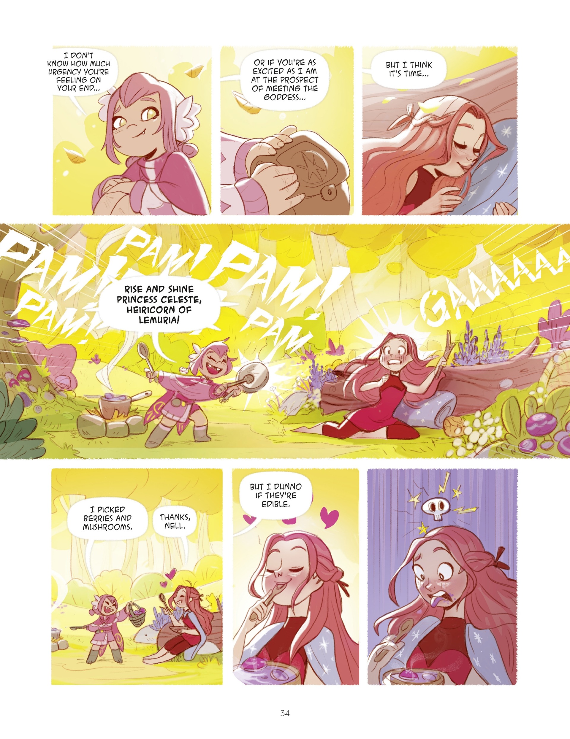 Read online The Unicorn Legacy: Call of the Goddess comic -  Issue # TPB - 33