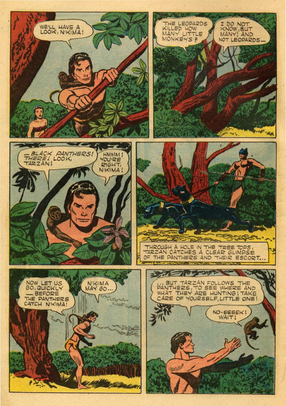 Read online Tarzan (1948) comic -  Issue #53 - 4