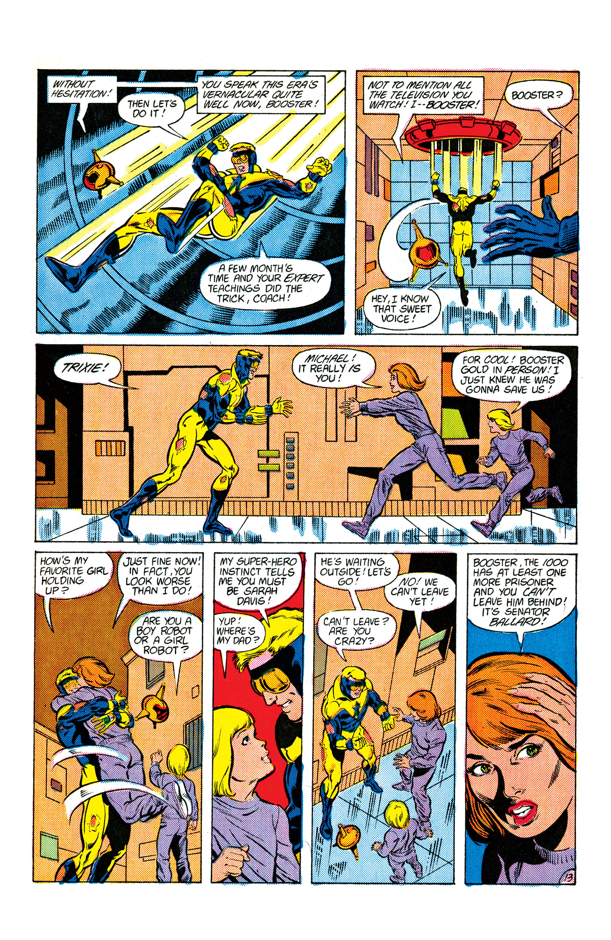 Read online Booster Gold (1986) comic -  Issue #12 - 13